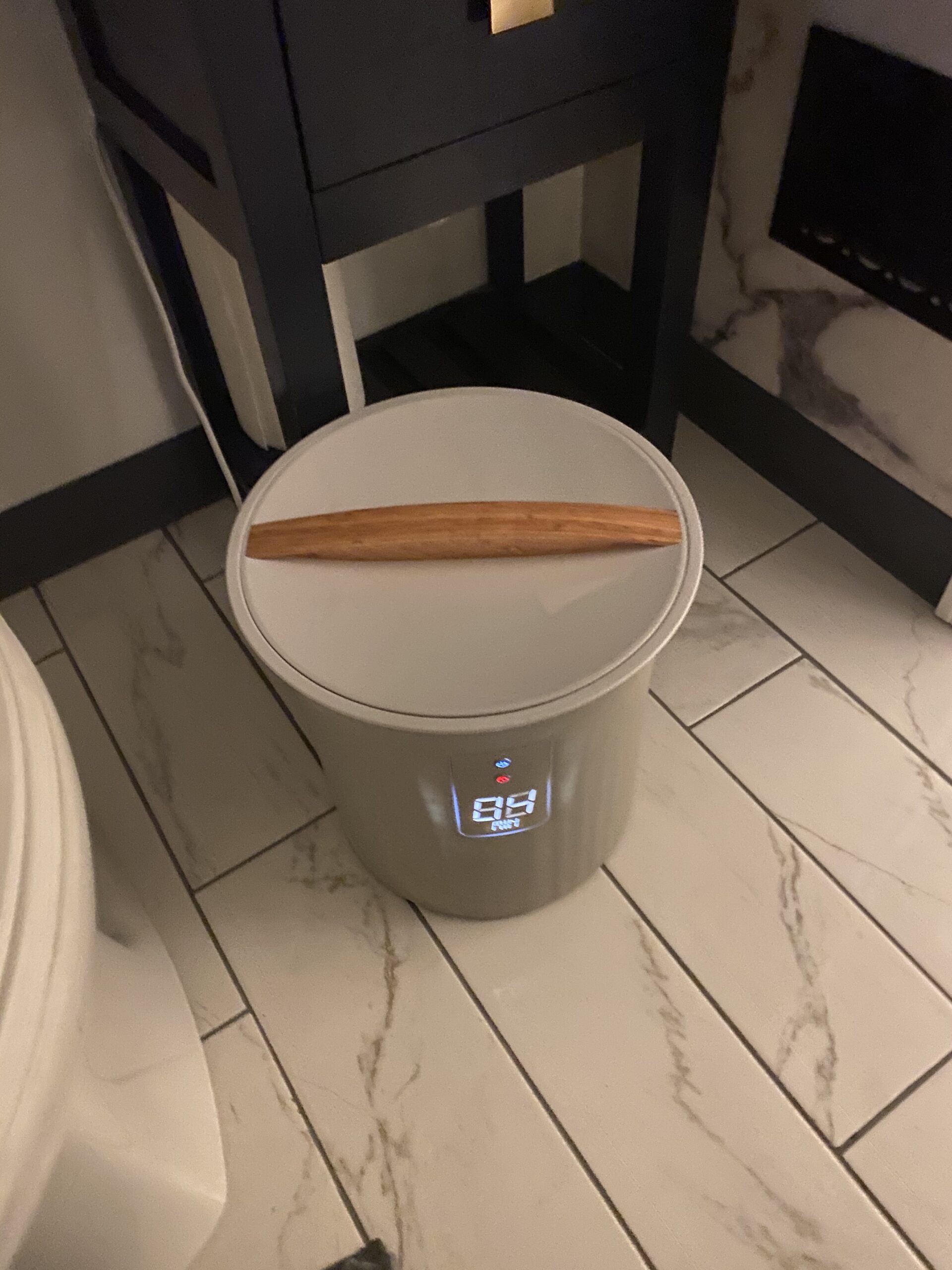 Live Fine Towel Warmer | Bucket Style Luxury Heater with LED Display, Adjustable Timer, Auto Shut-Off | Fits 40