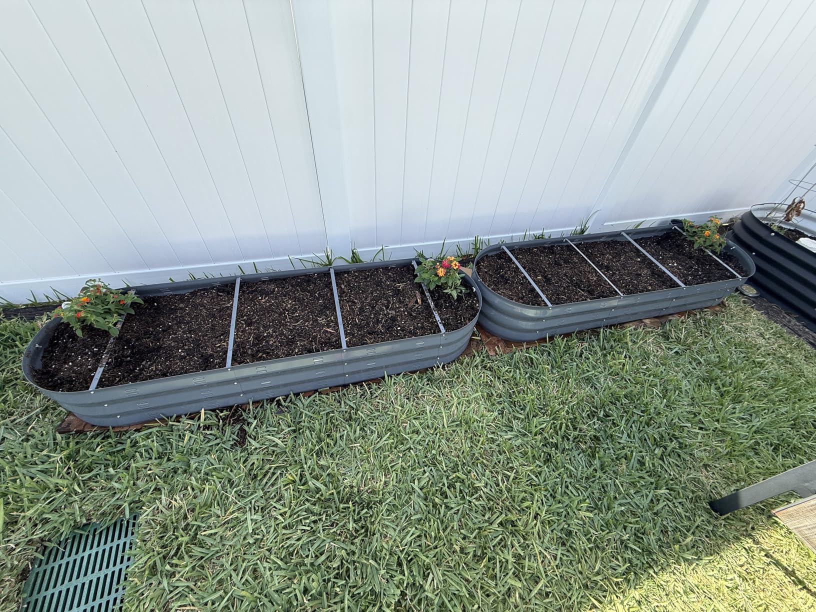 GADI 67-Inch Galvanized Raised Garden Bed, Metal Planter Box for Vegetables and Flowers, Large Outdoor Gardening Kit customer photo 2