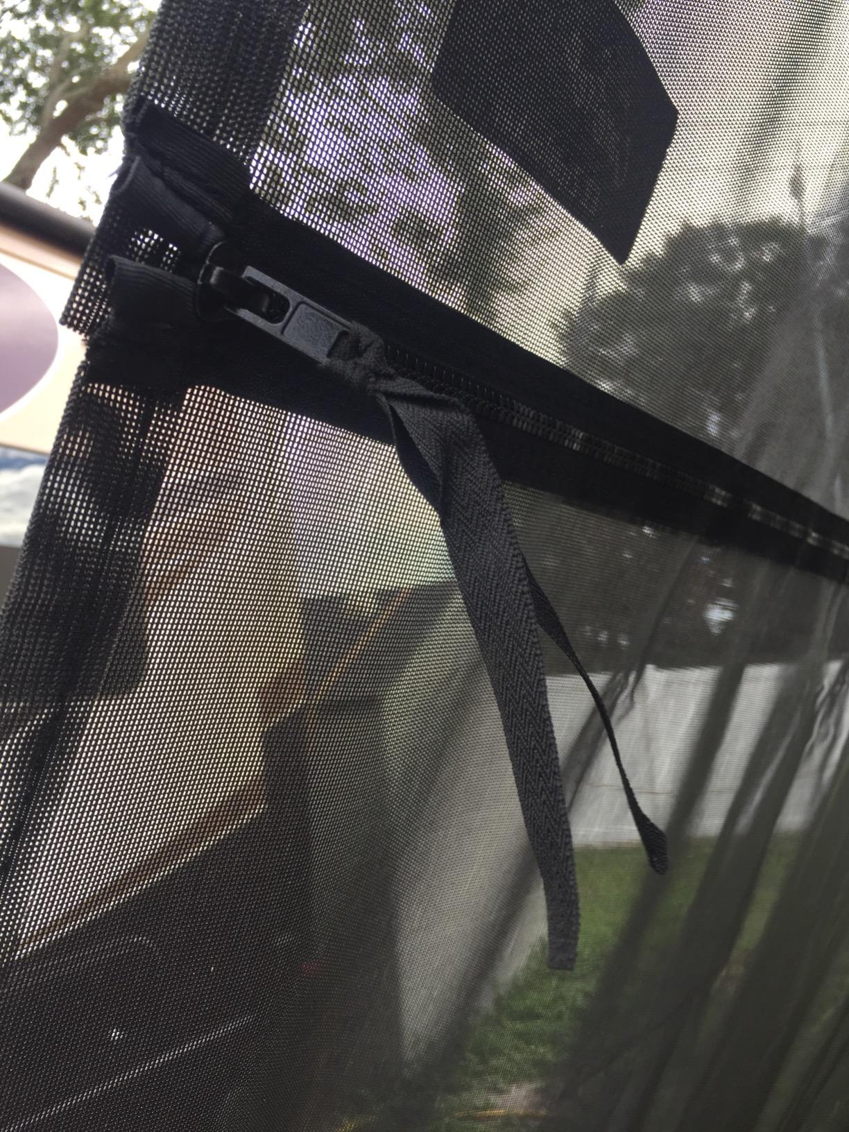 Carefree of Colorado Drop RV Awning EZ ZipBlocker - Black Mesh RV Awning Shade Screen, Canopy Sun Blocker, Camper Accessory for Front Patio (13' x 7') customer photo 2
