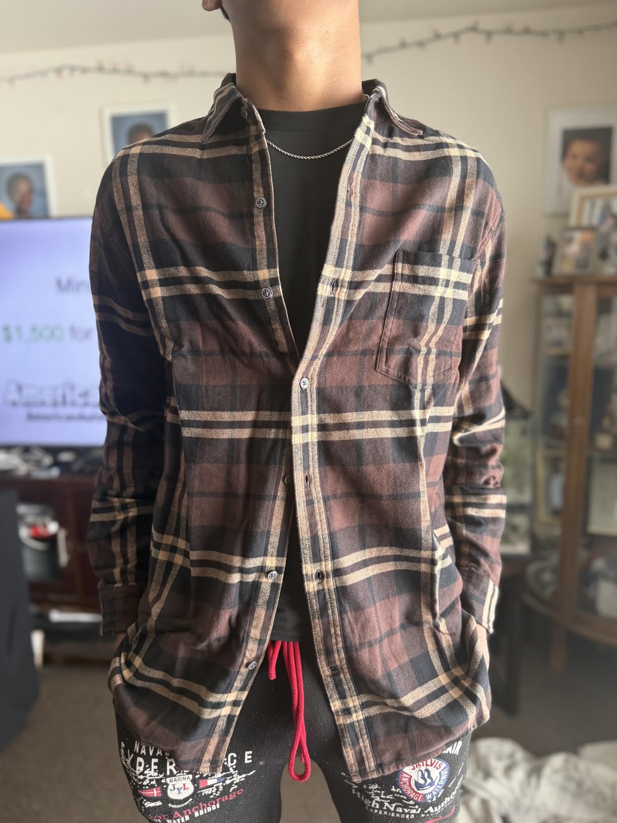 Amazon Essentials Men's Regular-Fit Long-Sleeve Flannel Shirt (Available in Big & Tall) customer photo 2