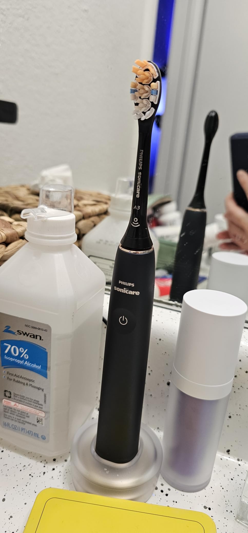 Philips Sonicare DiamondClean 9900 Prestige Electric Toothbrush - SenseIQ Technology, Advanced AI App, 5 Brushing Modes, 3 Intensity Levels, Charging Travel Case, Midnight Blue, HX9990/12 customer photo 1