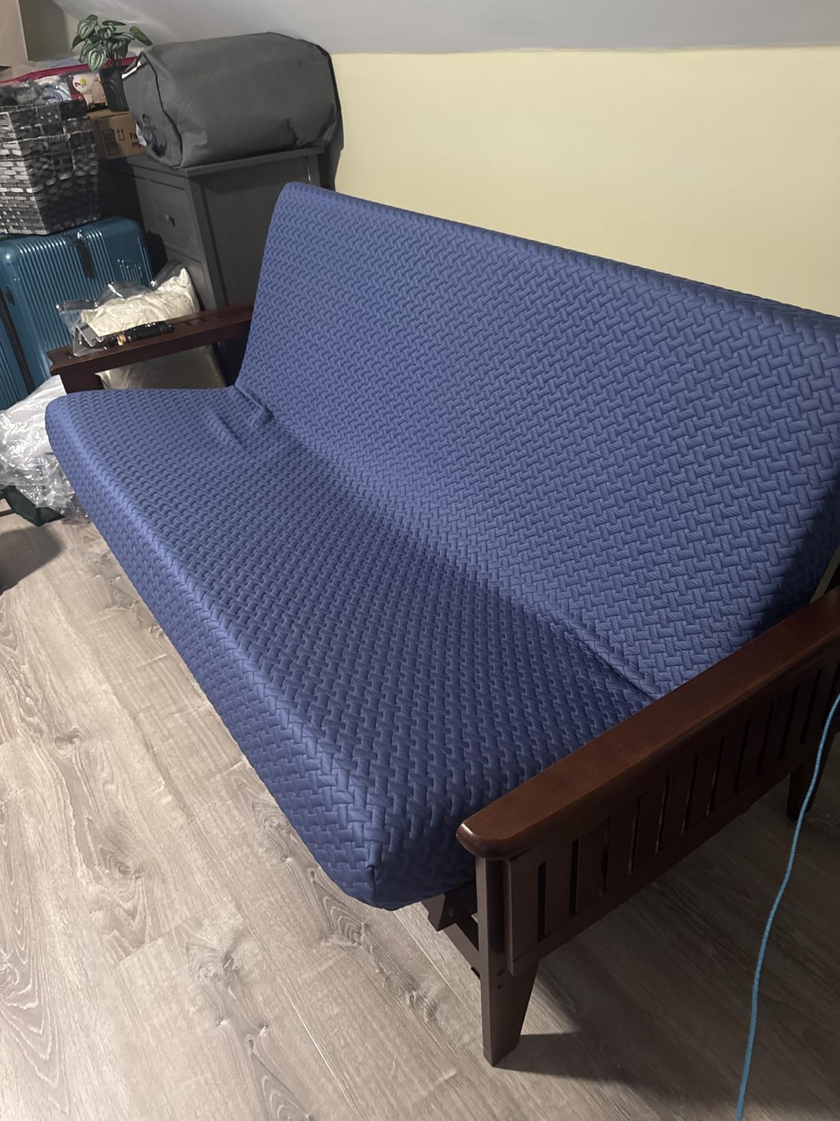 Milliard Memory Foam Futon Mattress - Full Size (Frame Not Included) (Grey) customer photo 1