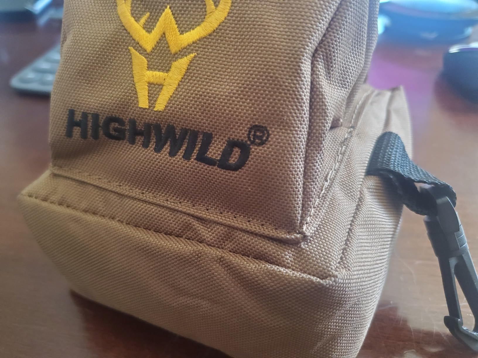 Highwild Shooting Rest Front Rest Adjustable Gun Rifle Rest for Outdoor Shooting and Hunting - Convenient Height Adjustment - with Front and Rear Rest Bag (Unfilled) customer photo 1