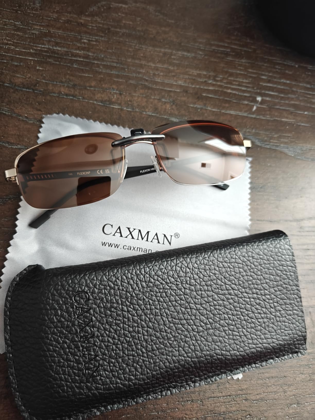 Polarized Clip On Sunglasses Over Prescription Glasses Men Women Compact Fit Non-Flip Up customer photo 1