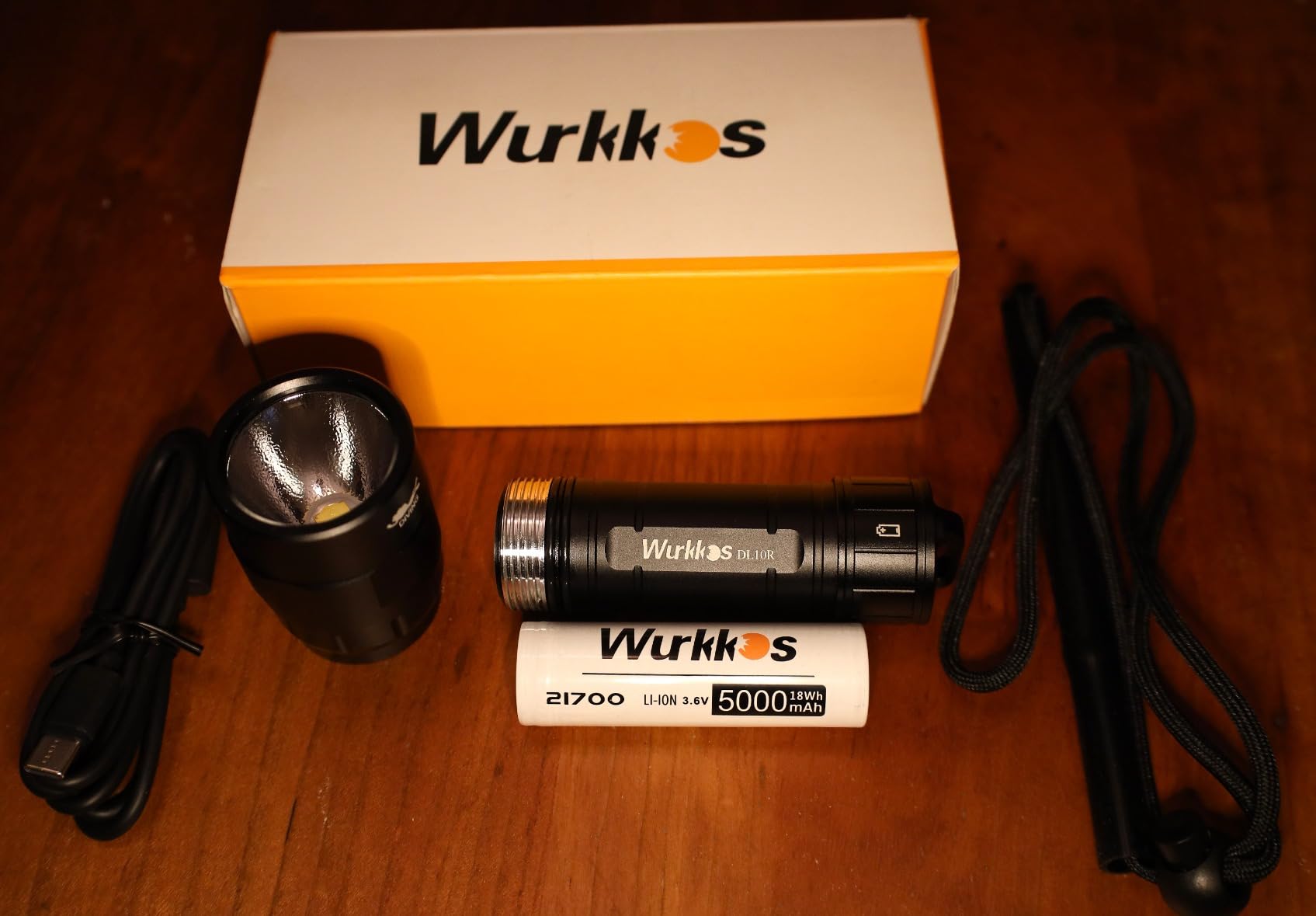 Wurkkos DL10R Dive Light, 4500 Lumens Super Bright Scuba Diving Flashlight, Type C Rechargeable, IPX-8 Waterproof with Magnetic Rotary Switch customer photo 1