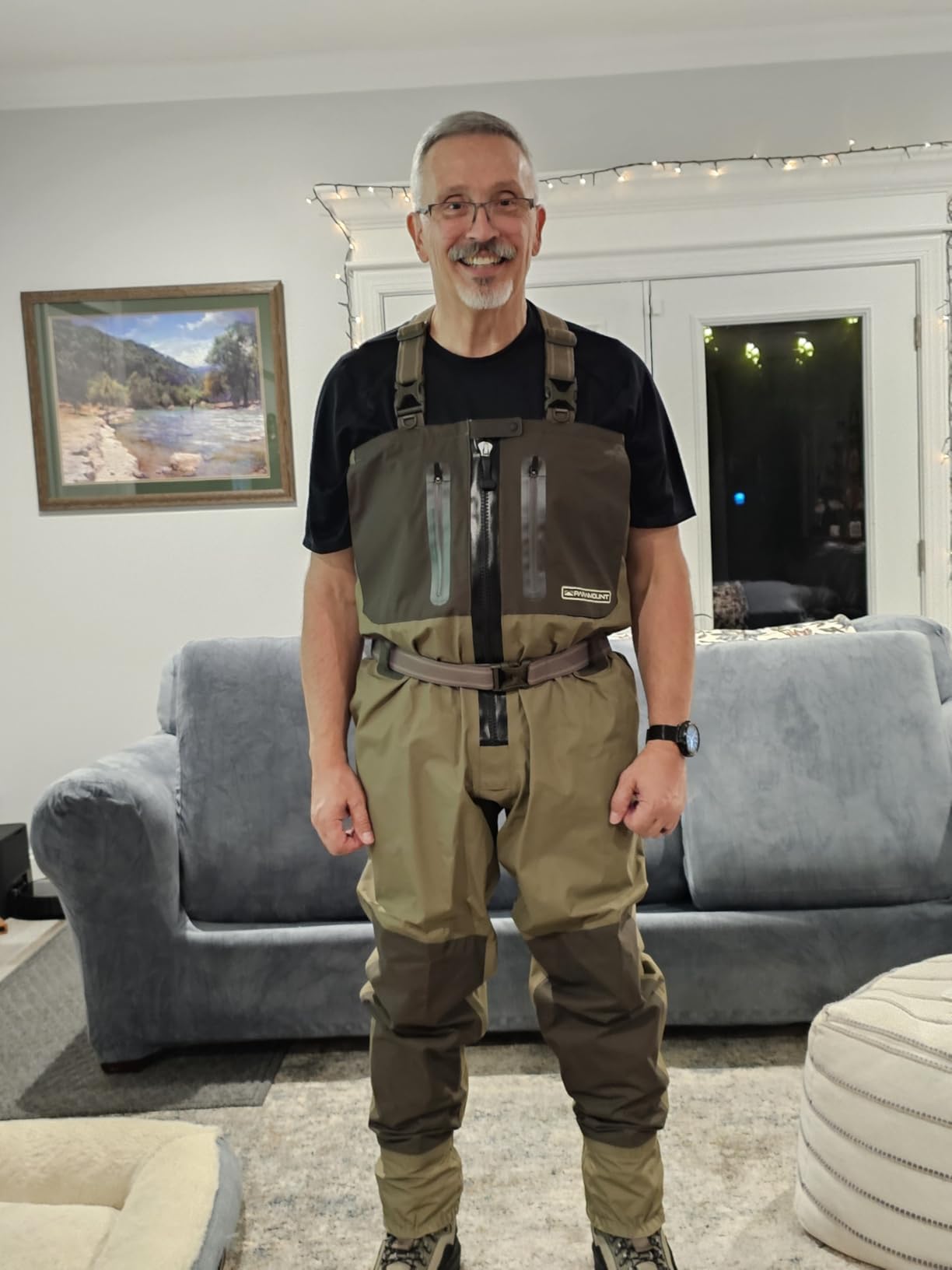 Paramount Outdoors Deep Eddy Zippered Breathable Stockingfoot Chest Fishing Wader customer photo 2