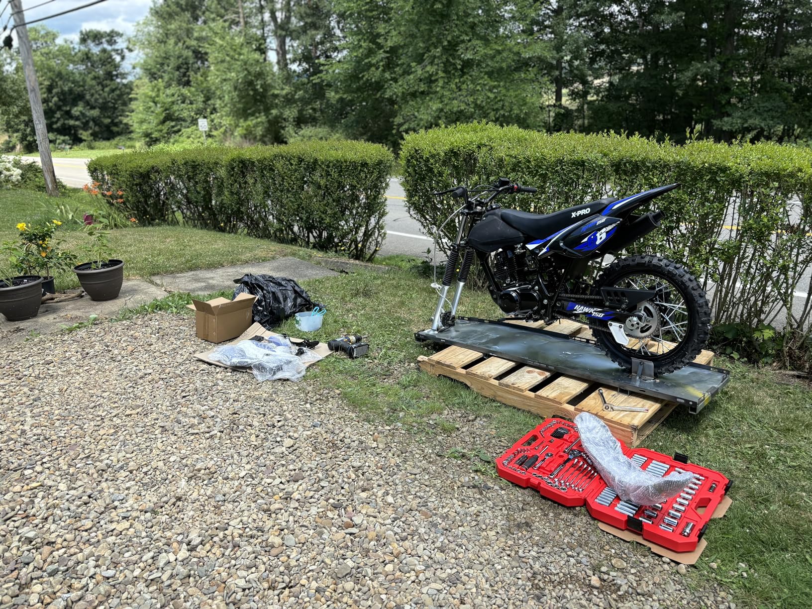 X-PRO Hawk 150cc Youth Dirt Bike Adults Pit Bike, Big 19