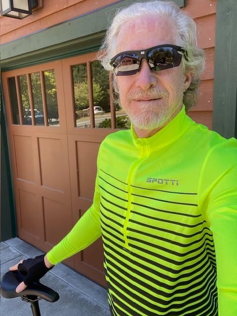 Spotti Men's Cycling Bike Jersey Long Sleeve with 3 Rear Pockets - Moisture Wicking, Breathable, Quick Dry Biking Shirt customer photo 2