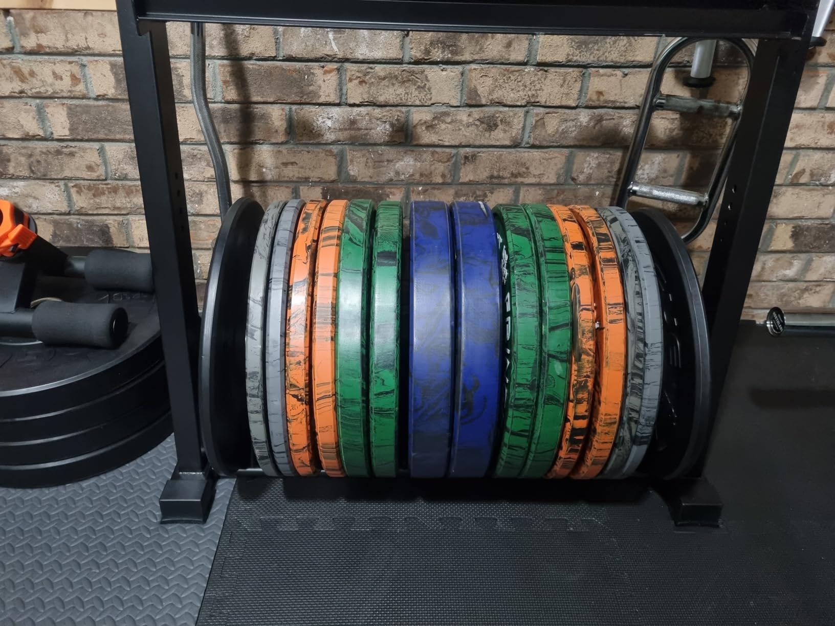 FringeSport Savage Bumper Plates Set and Pairs - Olympic Weight Plate - Rubber Weight Plates with Steel Insert customer photo 1