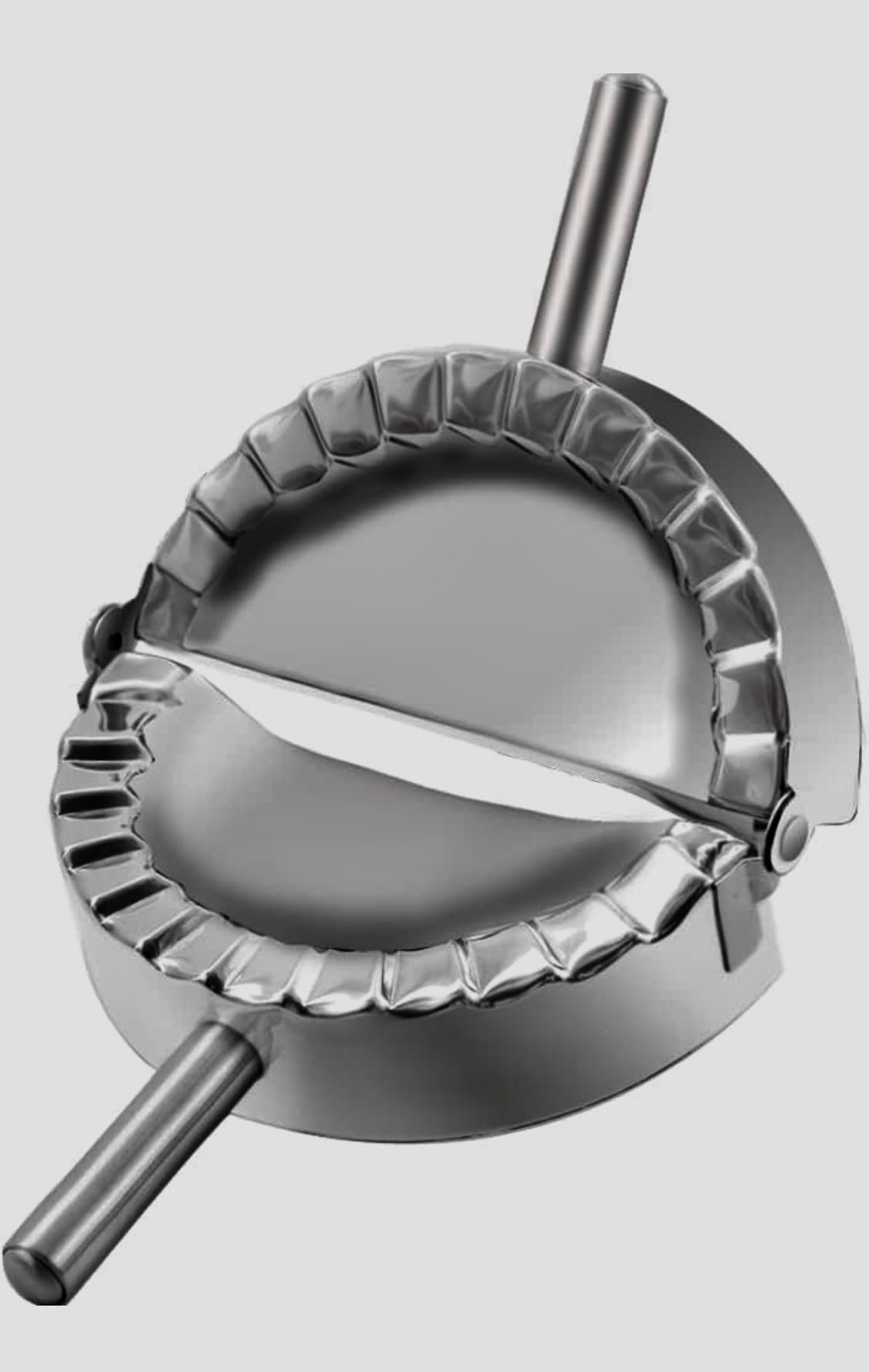 COTEY 6 Inch Empanada Press, Large Stainless Steel Dumpling Maker, 2-in-1 Dough Cutter/Dumpling Mold for Empanada, Dumpling, Ravioli, Pierogi & Hand Pie customer photo 1