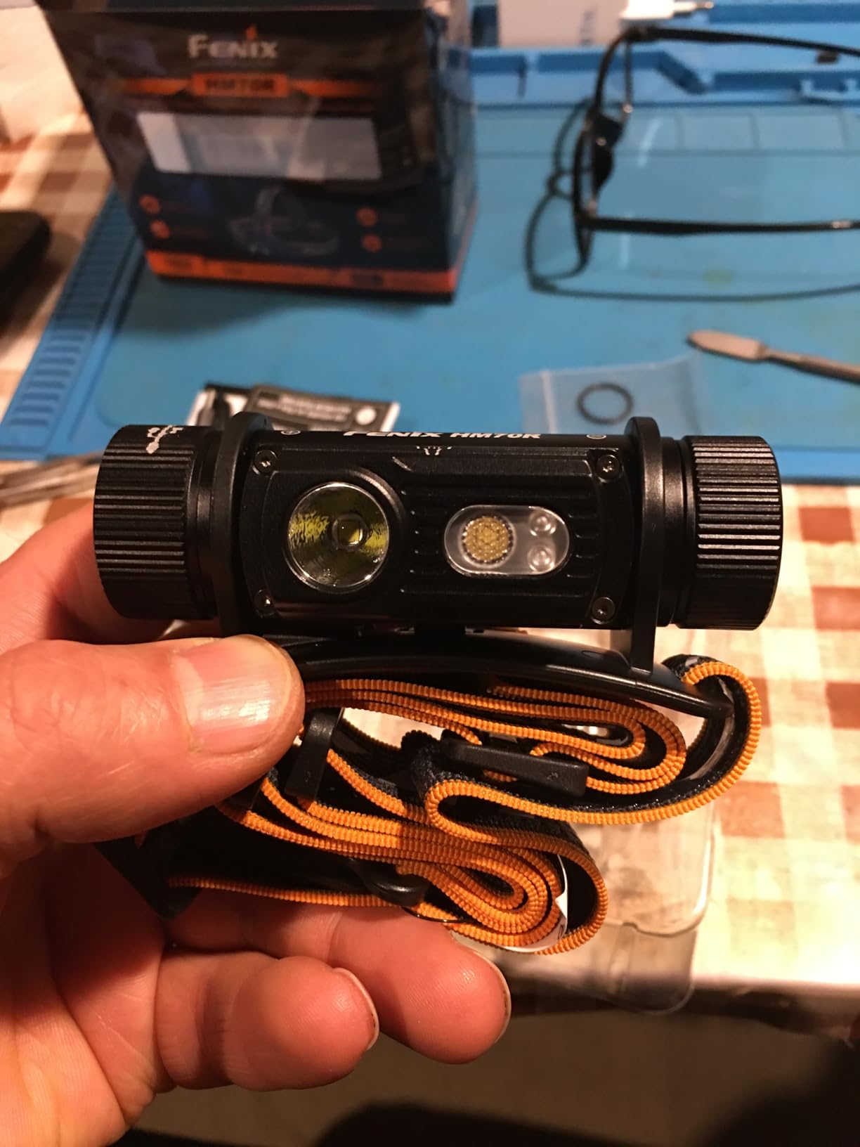 Fenix HM70R Headlamp, 1600 Lumen USB-C Rechargeable with White, High CRI and Red Beams and Lumentac Organizer customer photo 1