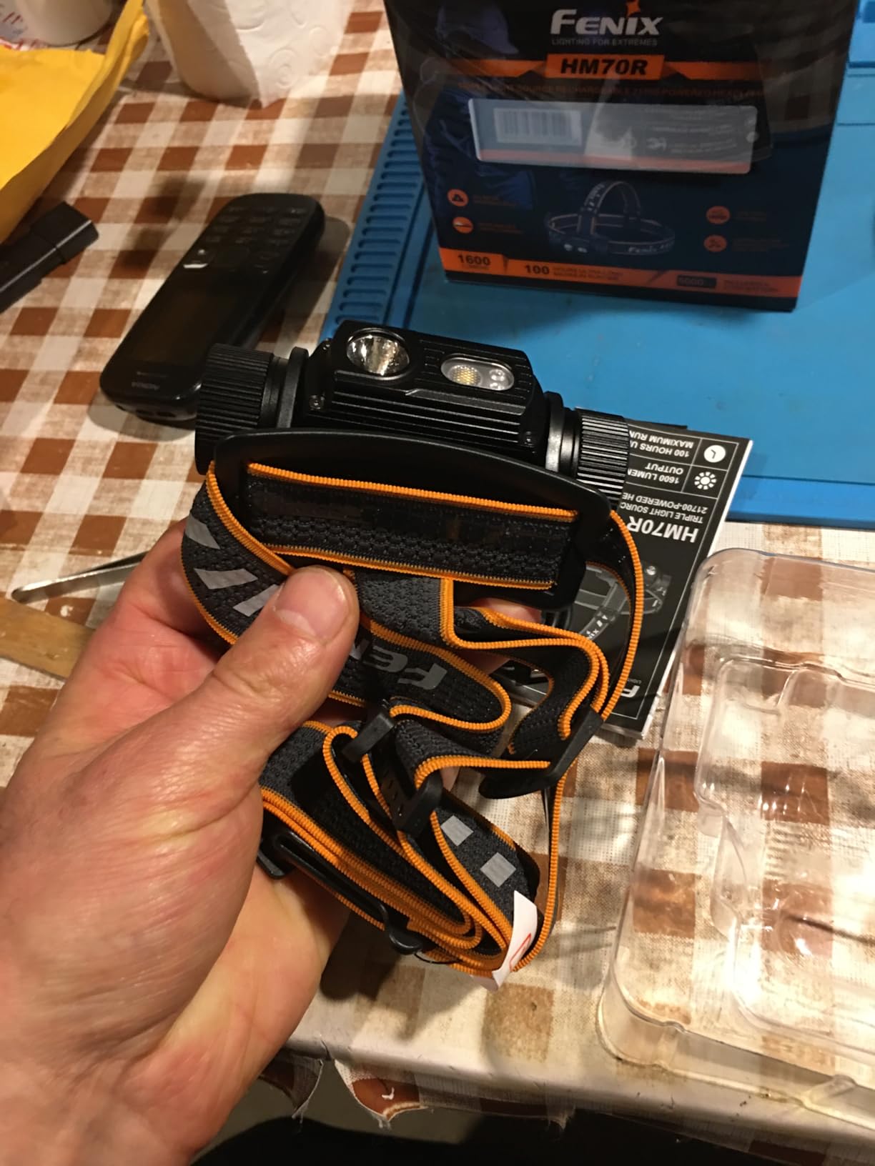 Fenix HM70R Headlamp, 1600 Lumen USB-C Rechargeable with White, High CRI and Red Beams and Lumentac Organizer customer photo 2