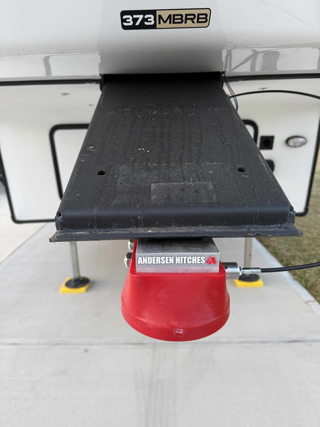 ANDERSEN HITCHES SAE Certified GEN 3 Ultimate Fifth Wheel Connection Aluminum Gooseneck Mount Trailer Hitch Adapter Towing Accessories 24,000 lbs GVWR, 4,500 lbs Tongue Weight Part #3220 customer photo 2