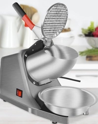 Reespring Snow Cone Machine Shaved Ice Machine Ice Crusher with Stainless Steel Blade customer photo 1