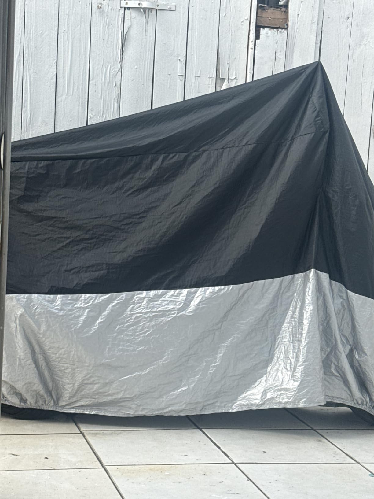 Motorcycle Cover, Motorbike Cover All Season Universal Weather Waterproof Sun Outdoor Protection with Lock-Holes & Storage Bag, XXL Motorcycles Vehicle Cover customer photo 1