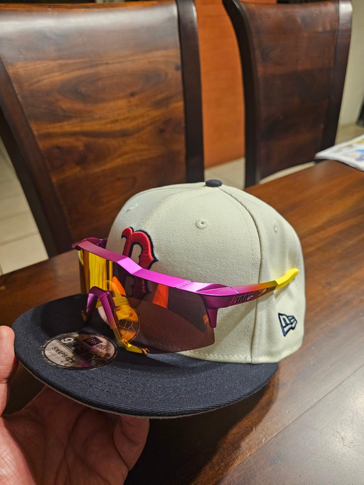 100% SPEEDCRAFT Sport Performance Cycling Sunglasses (Soft Tact Grey Camo - HiPER Red Multilayer Mirror Lens) customer photo 1
