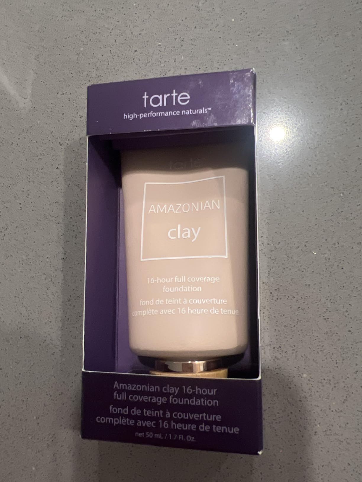 tarte Amazonian clay 16-hour full coverage foundation - Matte Finish Foundation with Amazonian Clay & Vitamin E for Hydration & Smooth Looking Skin, Vegan & Cruelty Free customer photo 2
