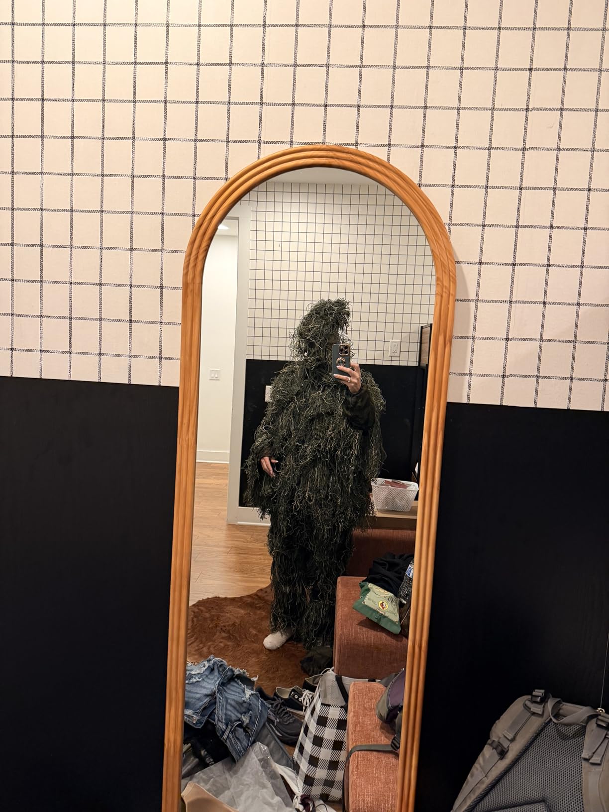 Seeutek 5 in 1 Ghillie Suit - 3D Camouflage Hunting Suits - Jacket, Pants, Hood, Carry Bag for Adults & Youth, M/L/XL/XXL customer photo 2