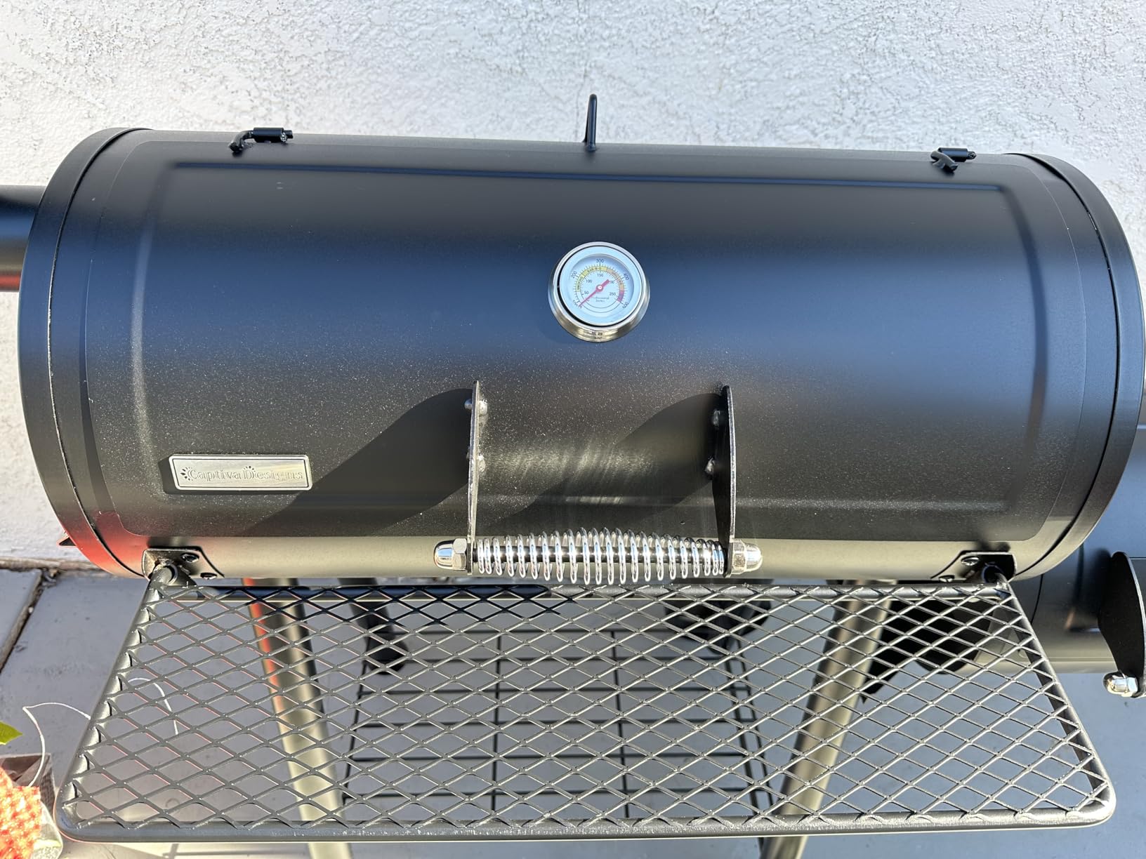 MFSTUDIO Heavy Duty Charcoal Wood Offset Outdoor Smoker Grill, Charcoal Grill with Smoker Combo for BBQ Grilling, 512 SQ.IN. customer photo 1