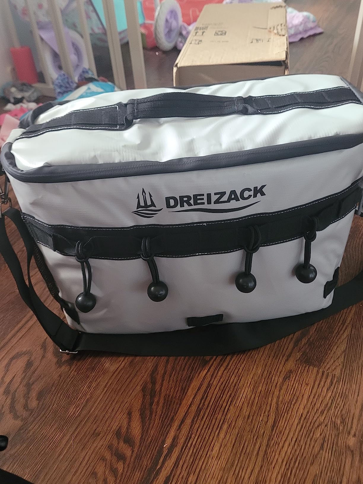 Dreizack Kayak Cooler Behind Seat - Waterproof Cooler for Kayaking, Paddle Board Cooler Compatible with Lawn-Chair Seat Kayak Accessories Cooler Bag Kayak Cooler Tow Behind for Camping Fishing customer photo 1