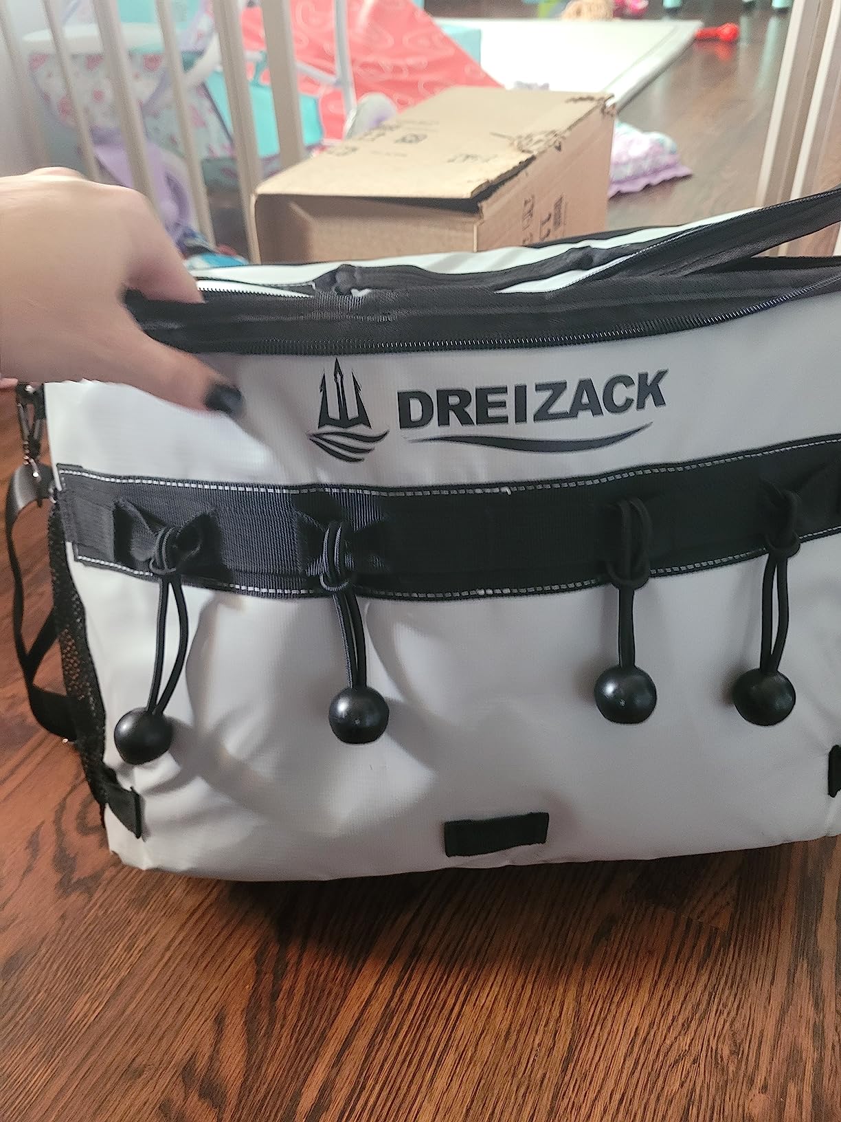 Dreizack Kayak Cooler Behind Seat - Waterproof Cooler for Kayaking, Paddle Board Cooler Compatible with Lawn-Chair Seat Kayak Accessories Cooler Bag Kayak Cooler Tow Behind for Camping Fishing customer photo 2