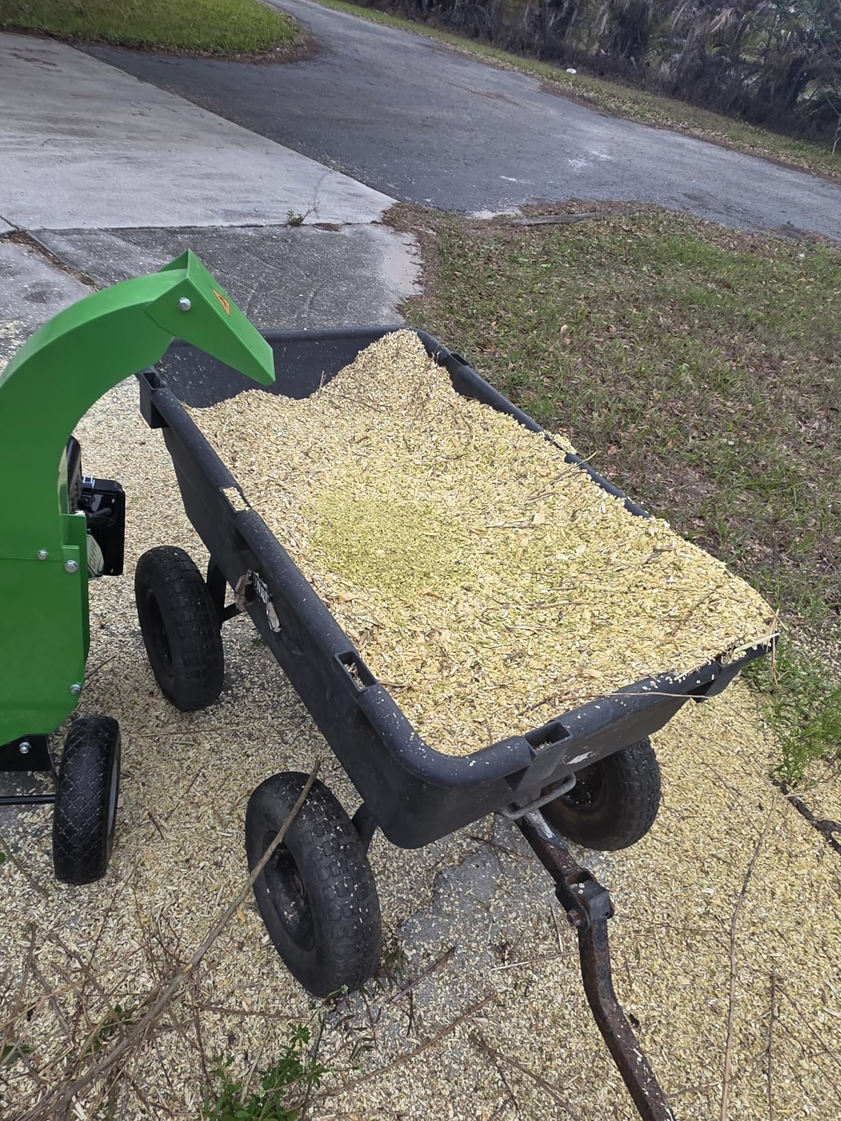 S1 Wood Chipper, 20: 1 High Reduction Ratio, 7 HP 212cc Heavy Duty Engine Gas Powered, 3