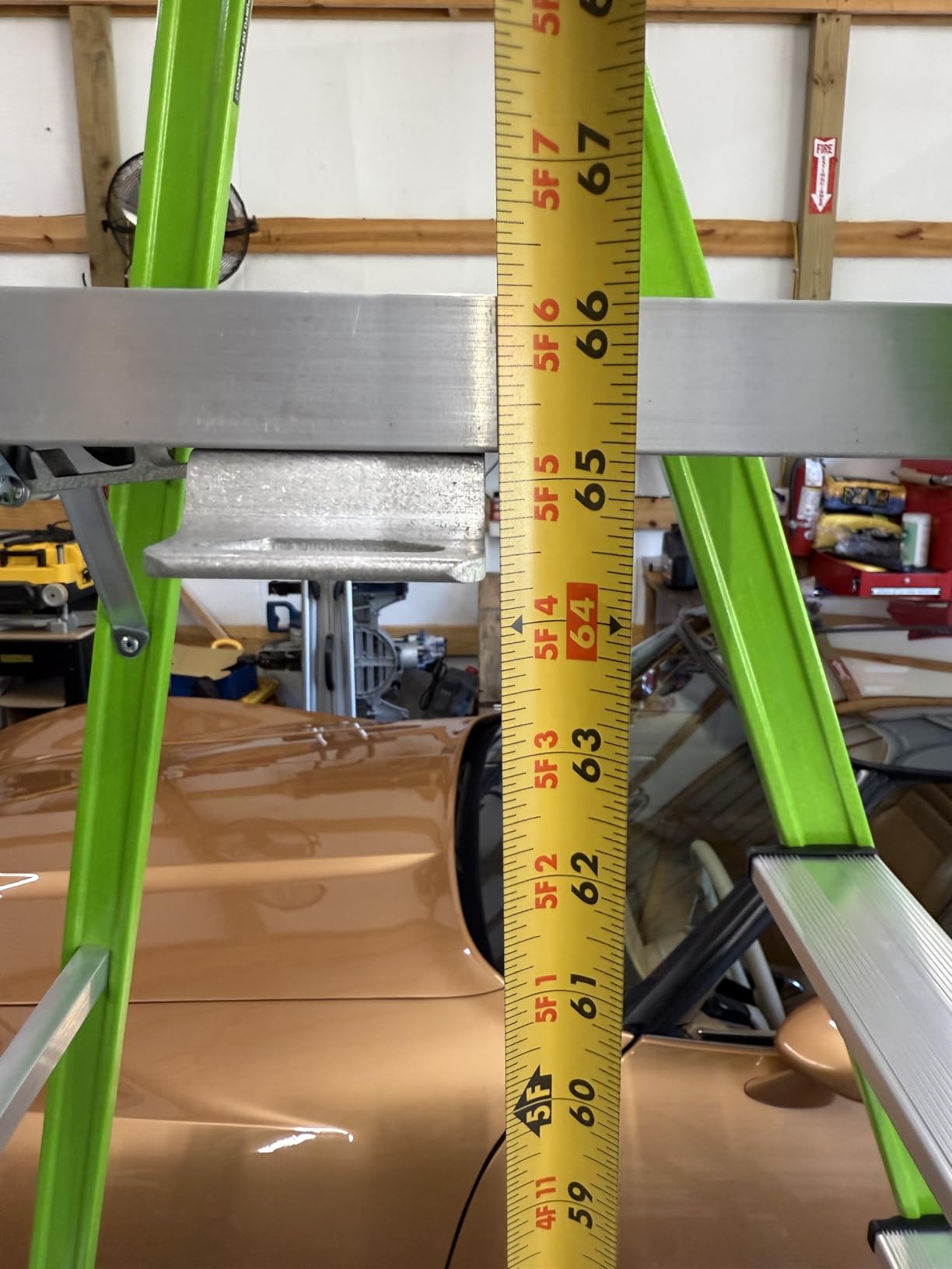Little Giant Ladders, MightyLite 2.0, 6' Stepladder with Ground Cue, Fiberglass, Type IAA, 375 lbs Weight Rating (15406-001) customer photo 1