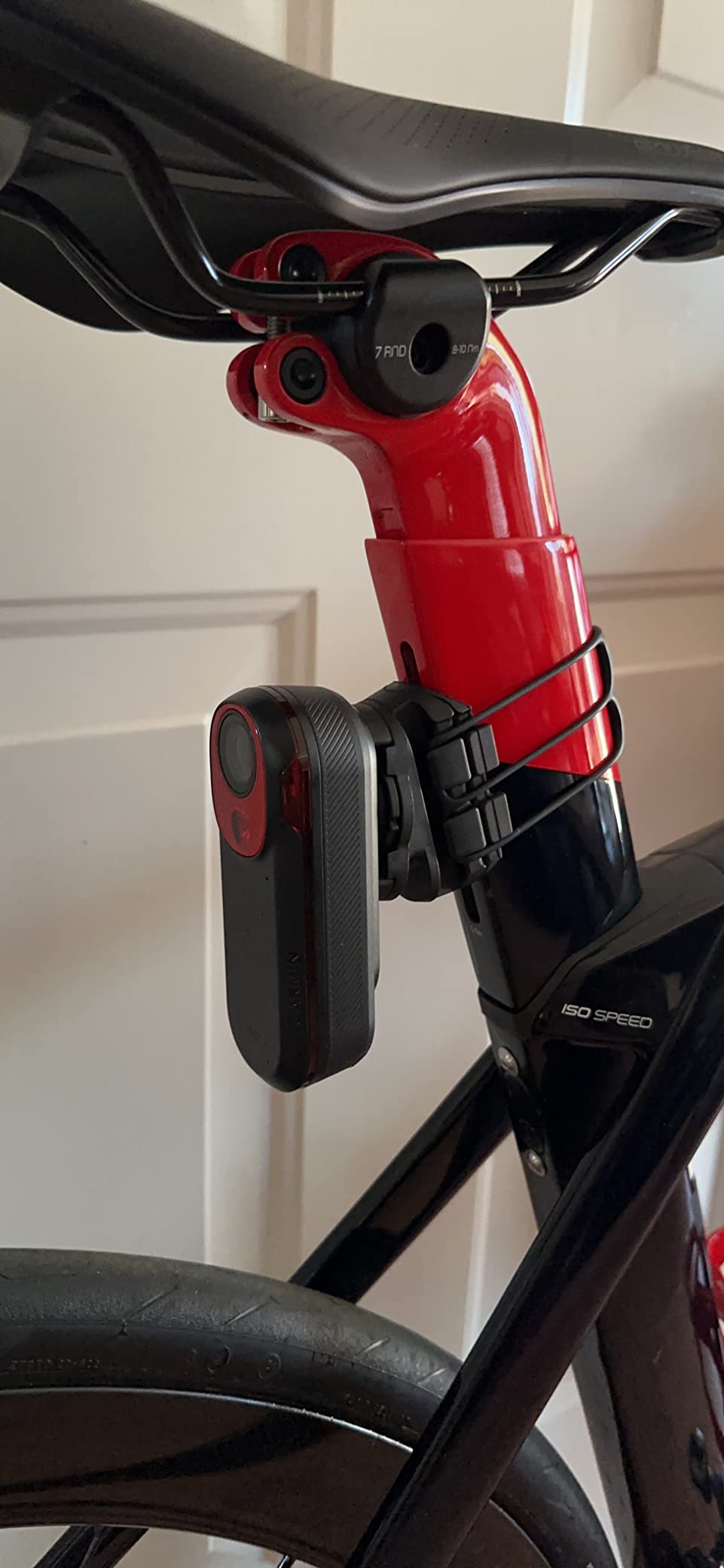 Garmin Varia RCT715, Bicycle Radar with Camera and Tail Light, Continuous Recording, Vehicle Detection customer photo 2