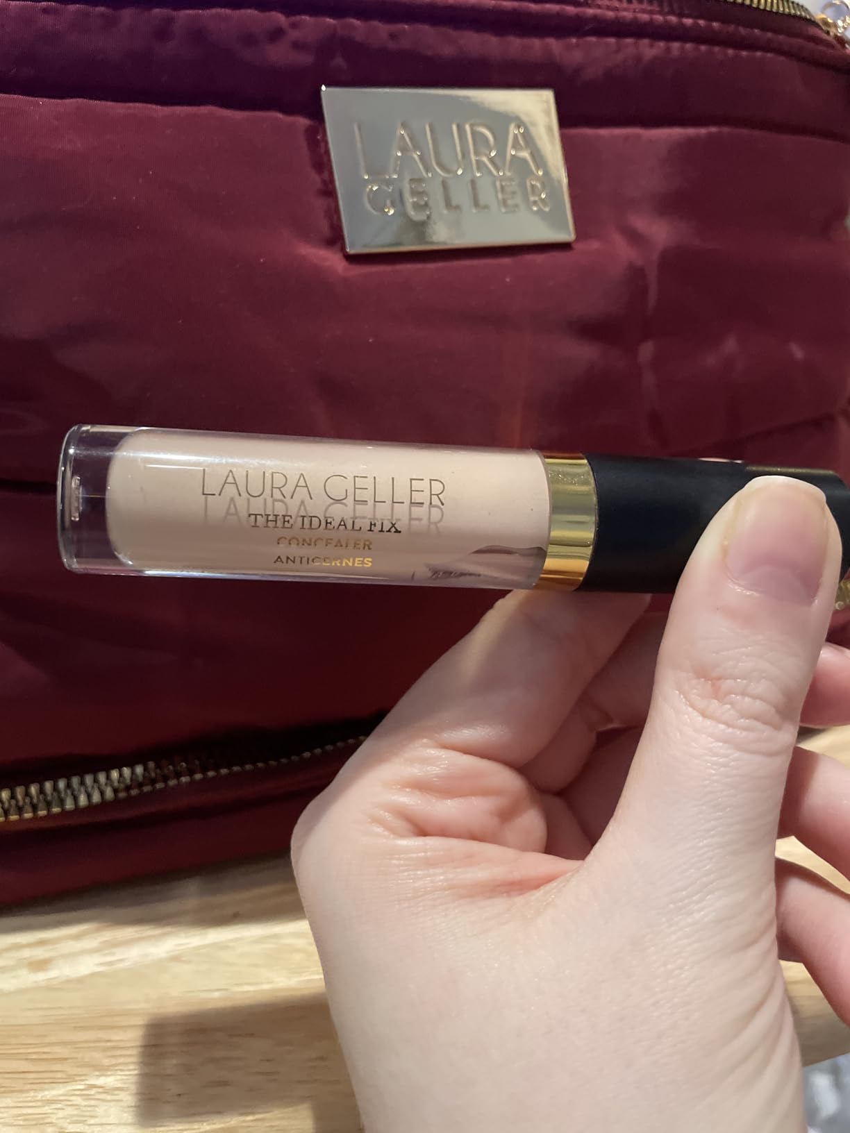 LAURA GELLER NEW YORK Ideal Fix Under Eye Concealer for Mature Skin - 03 Light - Full Coverage, Anti-Aging, Color Correcting - Covers Dark Circles & Blemishes - Hydrating, Crease-Free, Long-Lasting customer photo 1