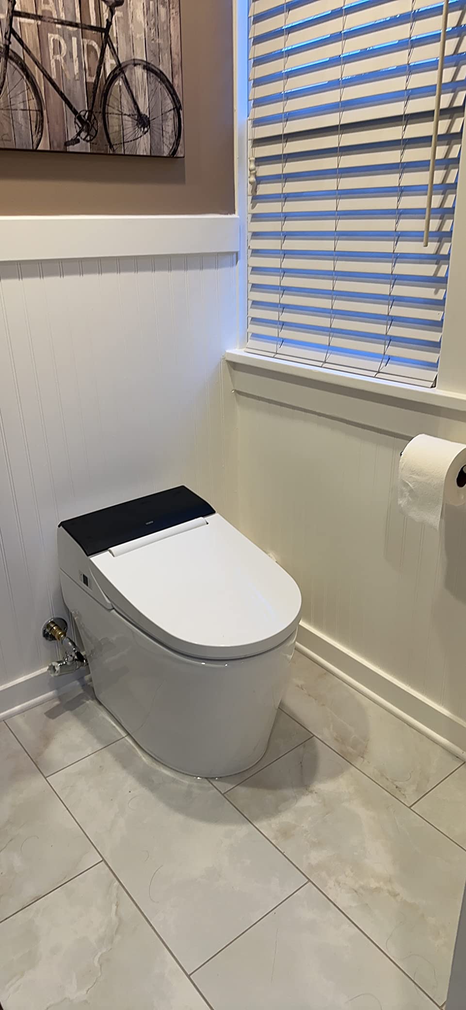 VOVO STYLEMENT TCB-8100W Smart Toilet for bathrooms, Elongated One Piece Toilet, 1.12 GPF, Auto Dual Flush, ADA Chair Height, Heated Seat, Made in Korea customer photo 2