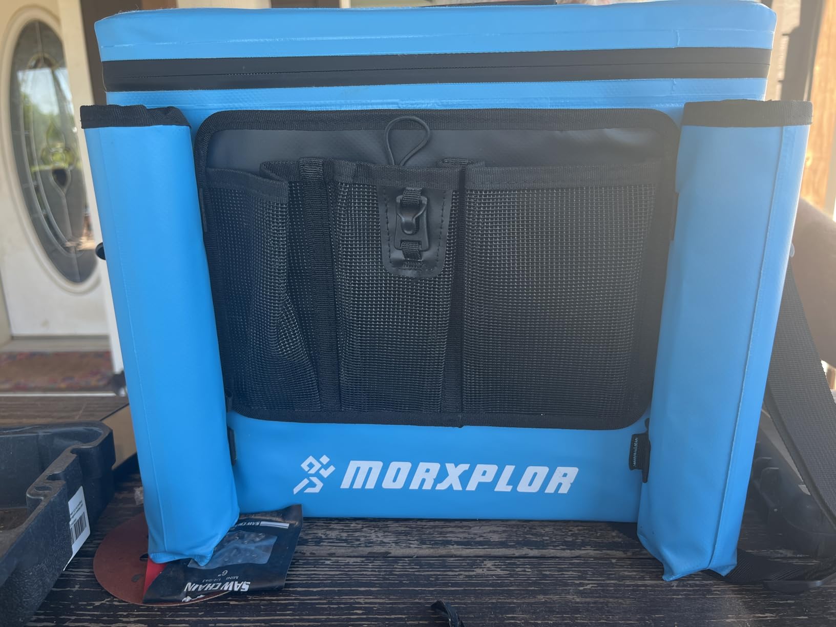 MORXPLOR Kayak Cooler - Waterproof Kayak Seat Back Cooler for Kayaking, Kayak Accessories Cooler Bag, Portable Ice Chest, Beach Cooler, Travel Cooler for Camping or Lunch Bag customer photo 1