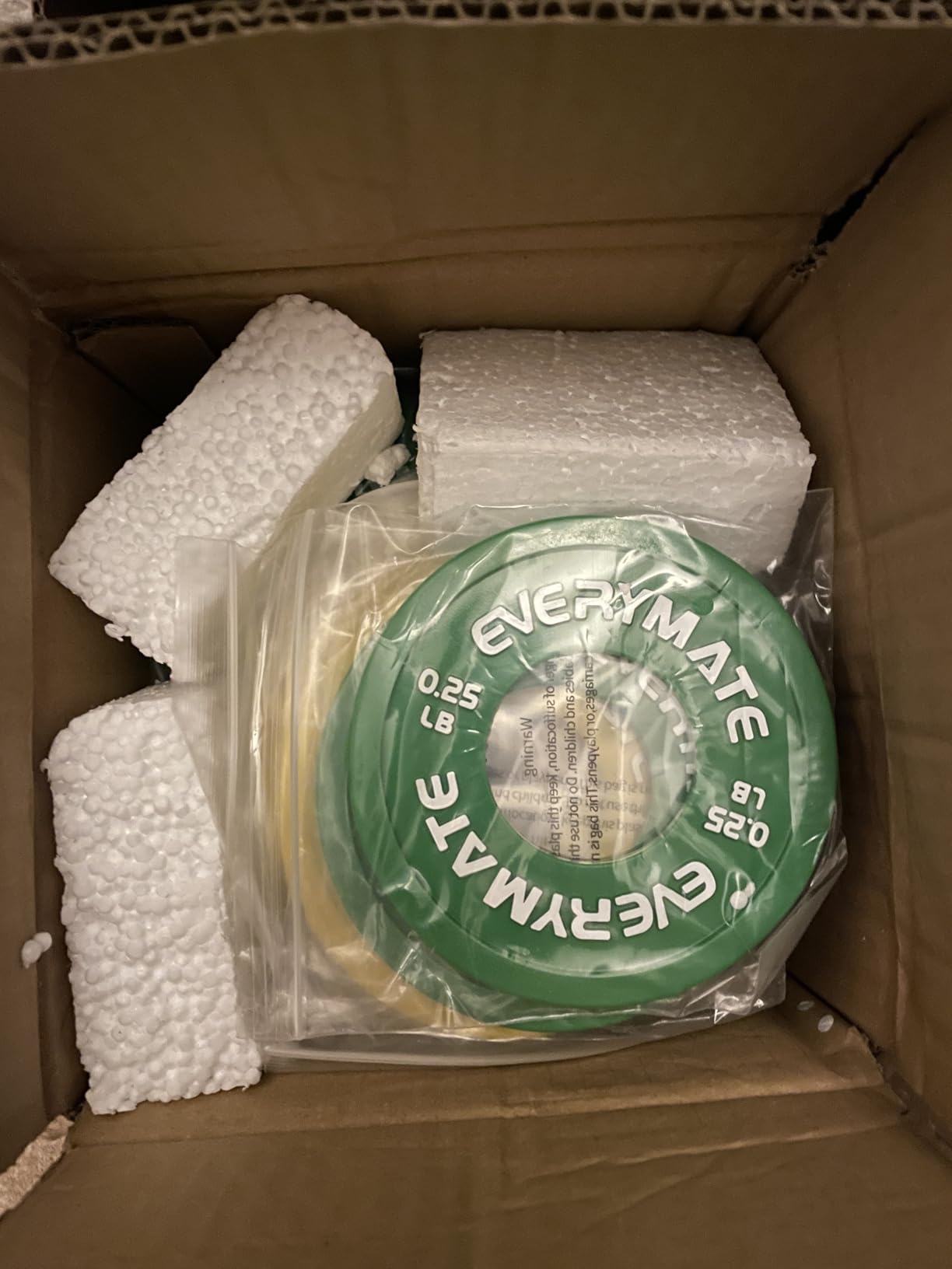 EVERYMATE Fractional Weight Plates - Olympic Bumper Plates for Cross Training - Steel Insert - 1.25LB, 2.5LB, 5LB customer photo 1
