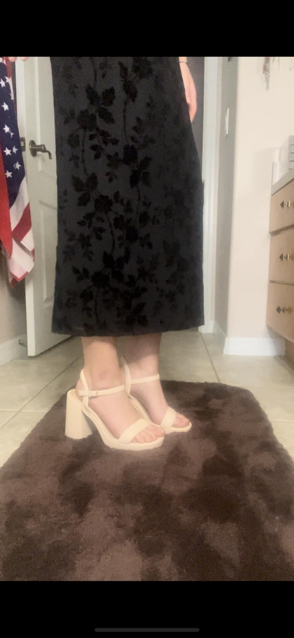 DREAM PAIRS Heels for Women Block Chunky Platform High Heels Open Toe Fashion Wedding Party Evening Prom Dance Ankle Strap Dress Pump Sandals Shoes customer photo 1