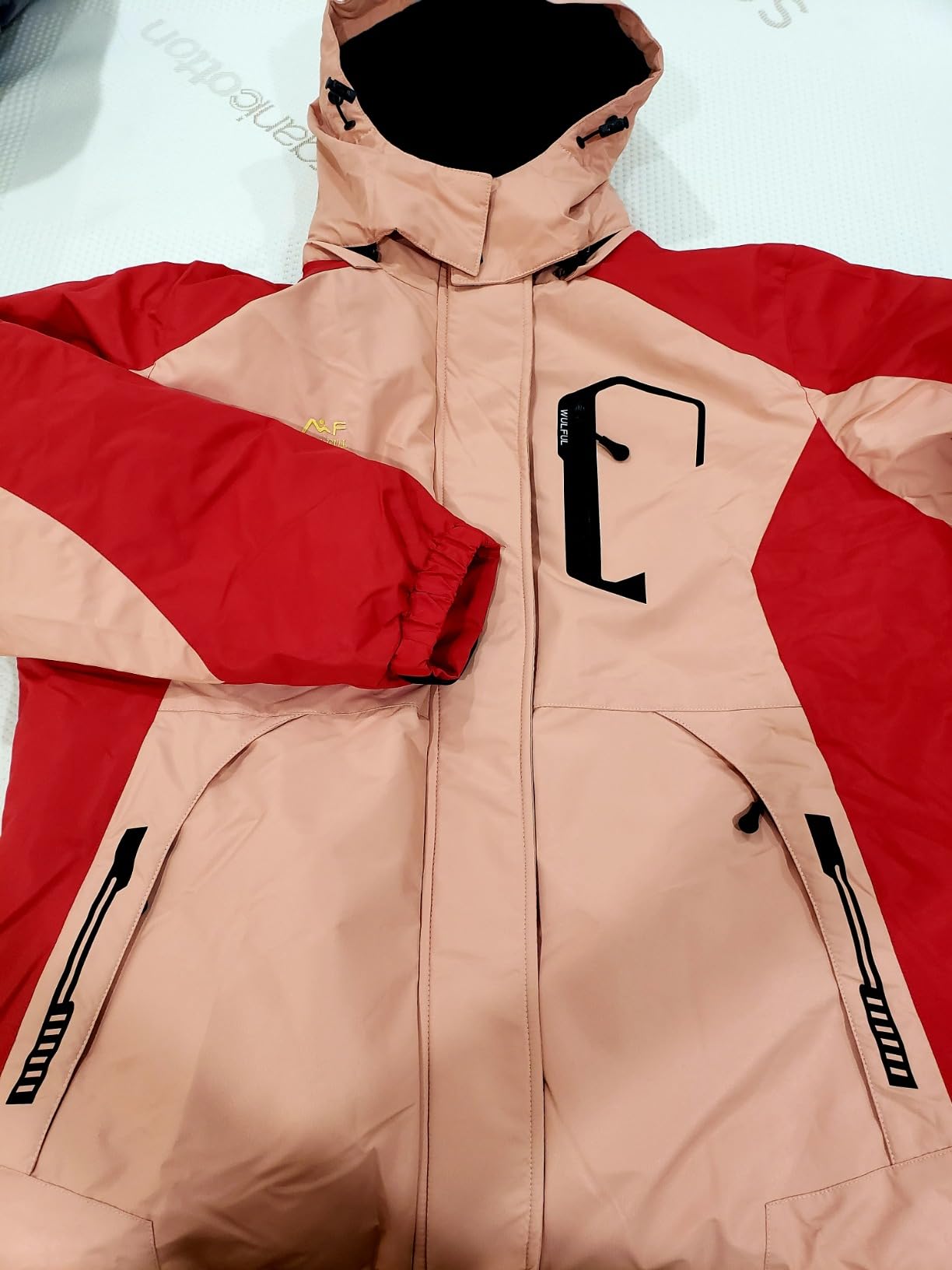 Women's Waterproof Snow Ski Jacket Mountain Windproof Winter Coat with Detachable Hood customer photo 1