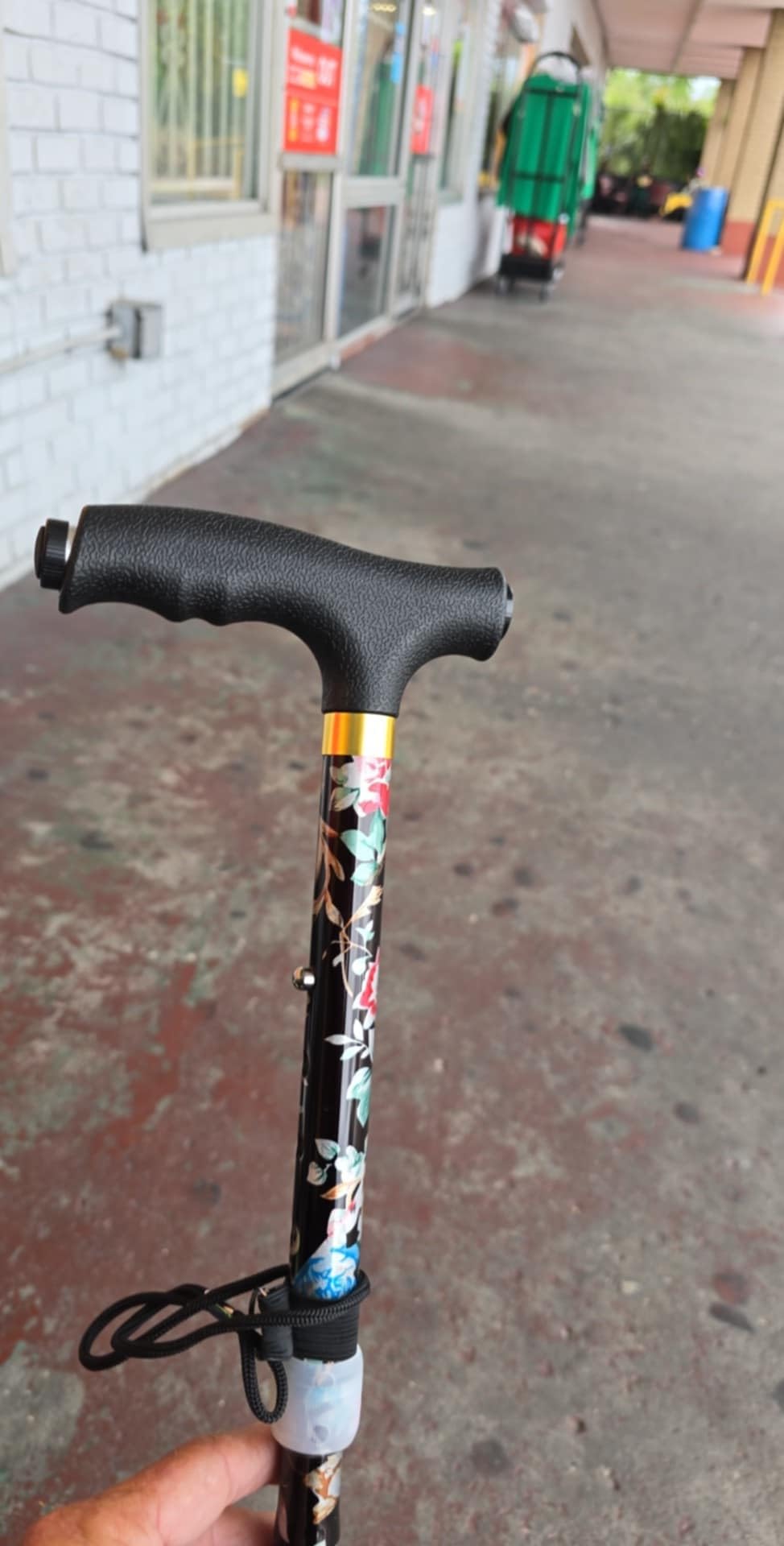 Walking Cane with LED Light, Foldable, Adjustable, Self Standing Walking Canes for Men & Women, Walking Sticks with Quad Base for Seniors & Adults customer photo 1
