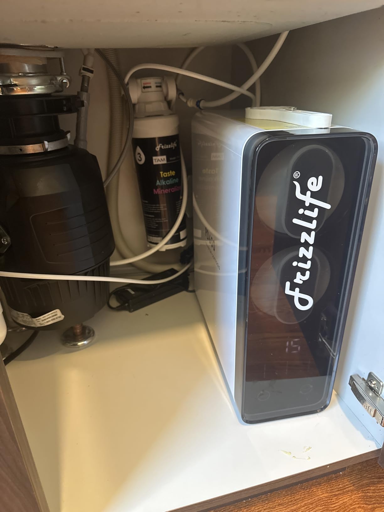 Frizzlife 800GPD Reverse Osmosis Water Filter, NSF/ASNI 58&53&42&372 Standard, Alkaline Mineral pH+ Tankless Reverse Osmosis System, 9-Stage Under Sink Filtration RO, 2:1 Pure to Drain, PD800-TAM4 customer photo 1