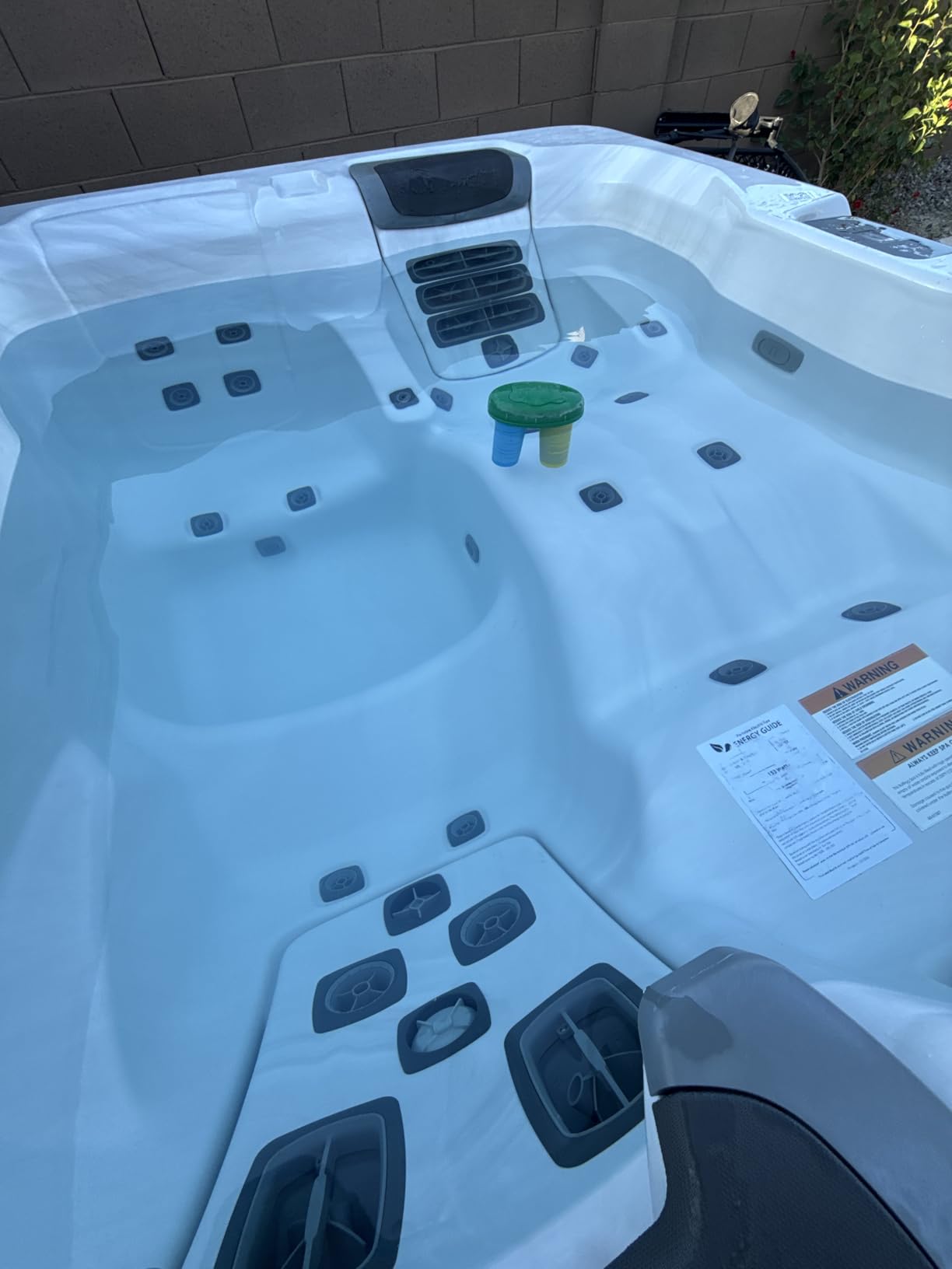 FROG Serene Floating System for Hot Tubs - Quick & Easy Prefilled Hot Tub Sanitizer - Hot Tub Maintenance System with Sanitizing Minerals & Bromine - 3 Month Bundle customer photo 1