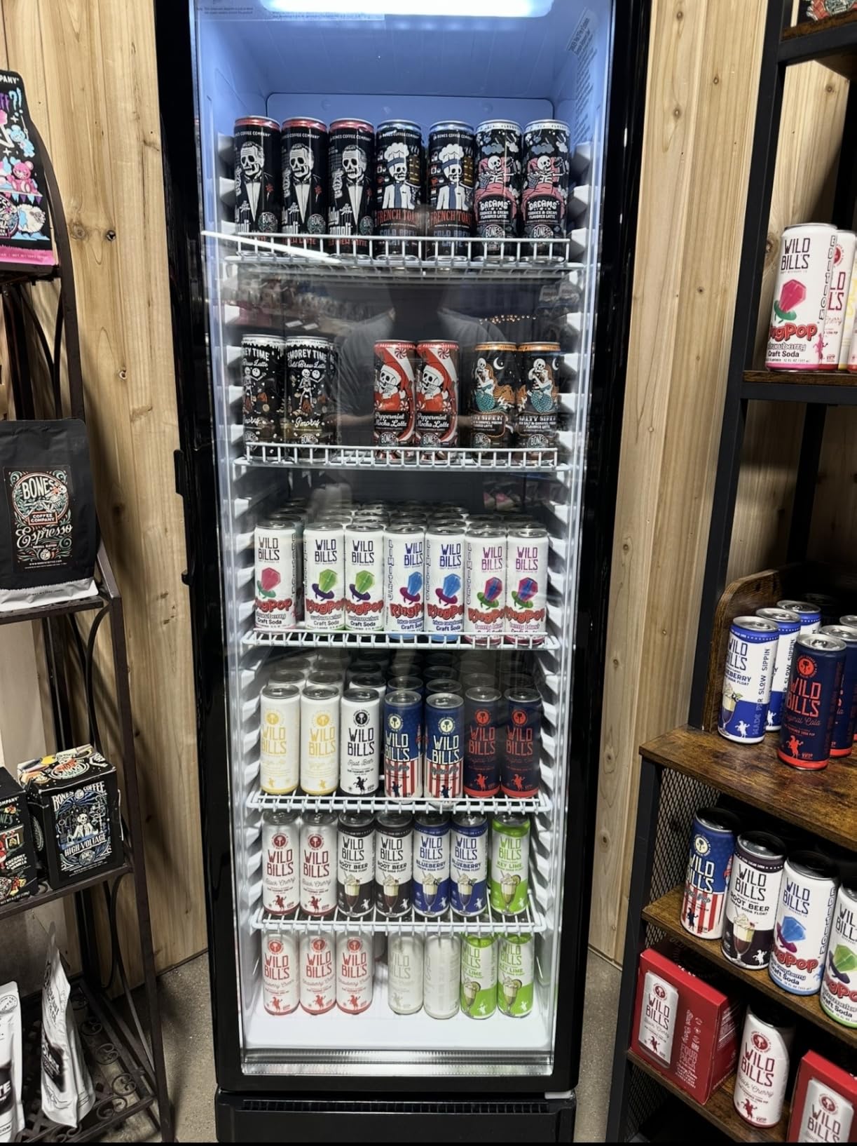 PremiumLevella PRF657DX Glass Door Display Refrigerator 6.5 cu ft Commercial Beverage Cooler Merchandiser With Customizable Lightbox customer photo 1
