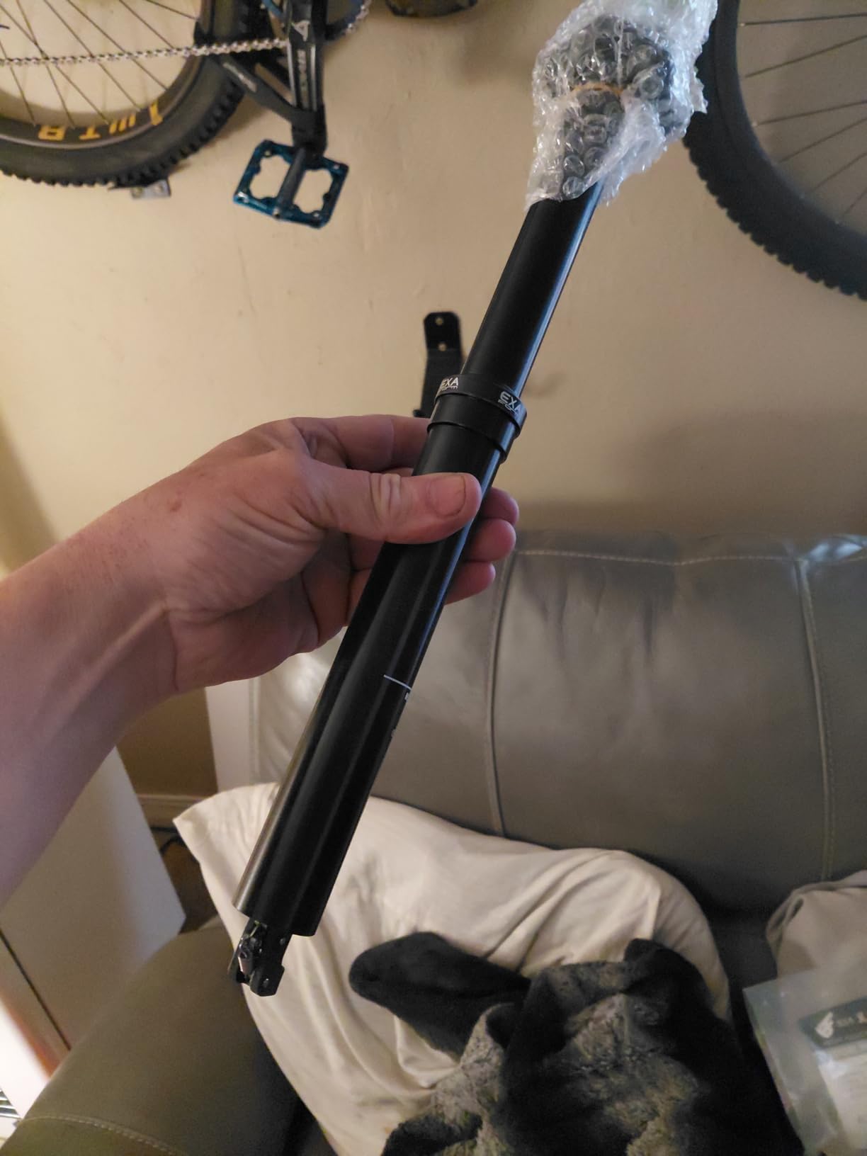 EXA Form 900i 30.9mm/31.6mm Remote Control Dropper Post with 1x Lever kit and Cable in Housing, 100mm/120mm Travel Dropper Seatpost customer photo 1