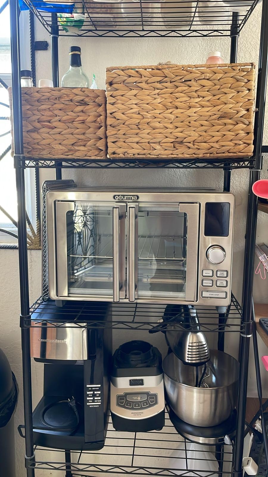 Gourmia Air Fryer French Door Toaster Oven - 6-Slice Capacity, LED Display with 14 Cooking Presets, Stainless Steel customer photo 2