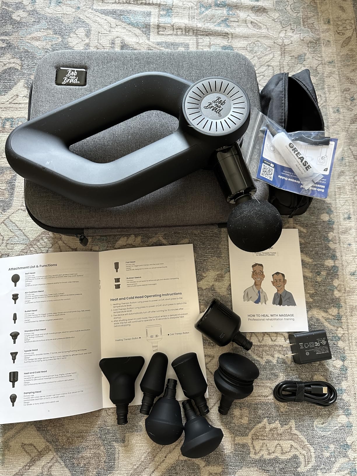 BOB AND BRAD D6 Pro Massage Gun Deep Tissue Percussion with 16mm Amplitude 85lbs Stall Force, FSA Eligible & HSA Approved Professional Muscle Massager customer photo 1