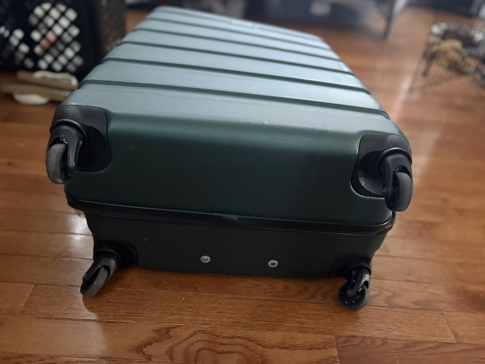Coolife Luggage 3 Piece Set, Lightweight Durable Hardshell Suitcase set with 360 Spinner Wheels, TSA-approved Lock, Checked Family Travel Luggage sets, 16/20/24/28 Inch, Apricot White customer photo 2