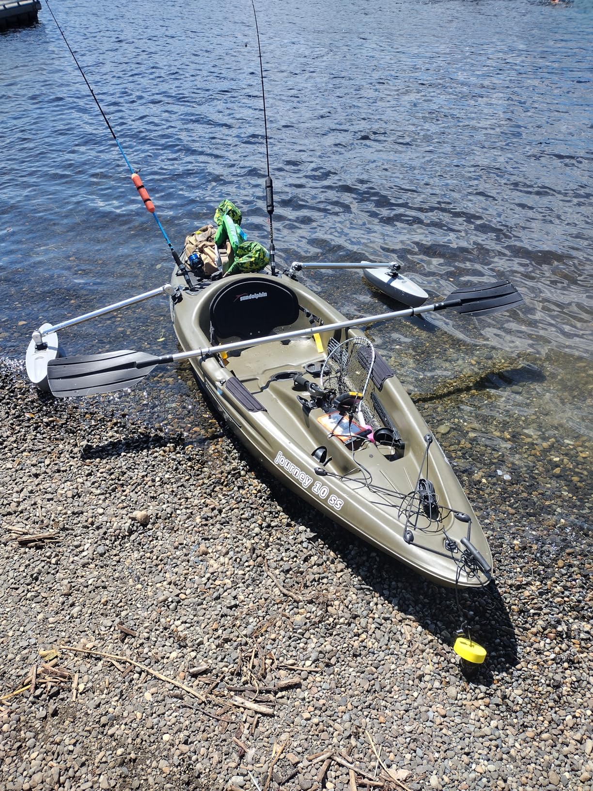 Brocraft Kayak Outrigger/Kayak stabilizer/Kayak & Canoe Stabilizer System for Kayak Track System/Canoe Outrigger (Generation 2) customer photo 2