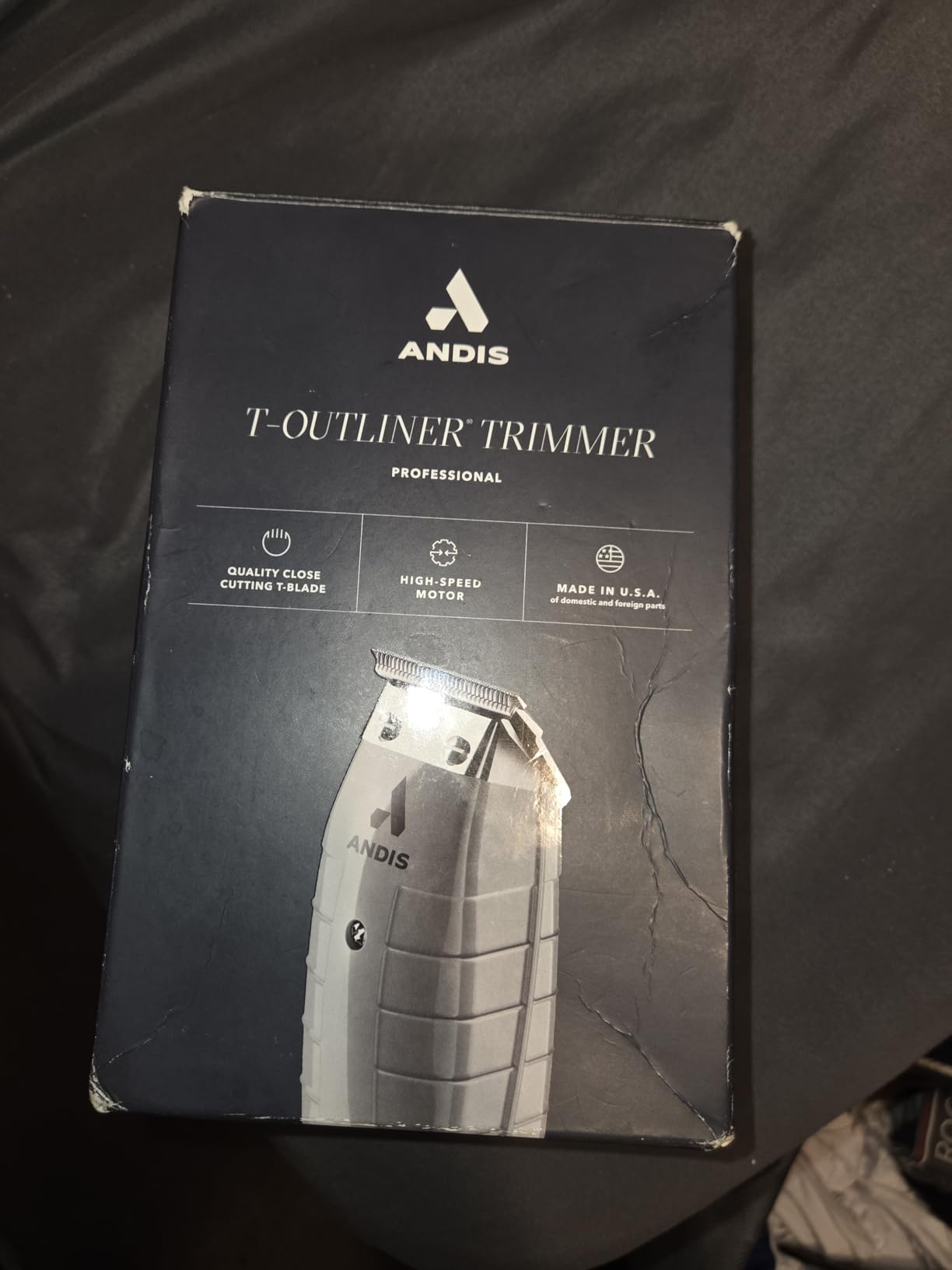Andis 04780 Professional T-Outliner Beard & Hair Trimmer for Men with Carbon Steel T-Blade, Bump Free Technology - Corded Electric, GTO, Grey customer photo 2
