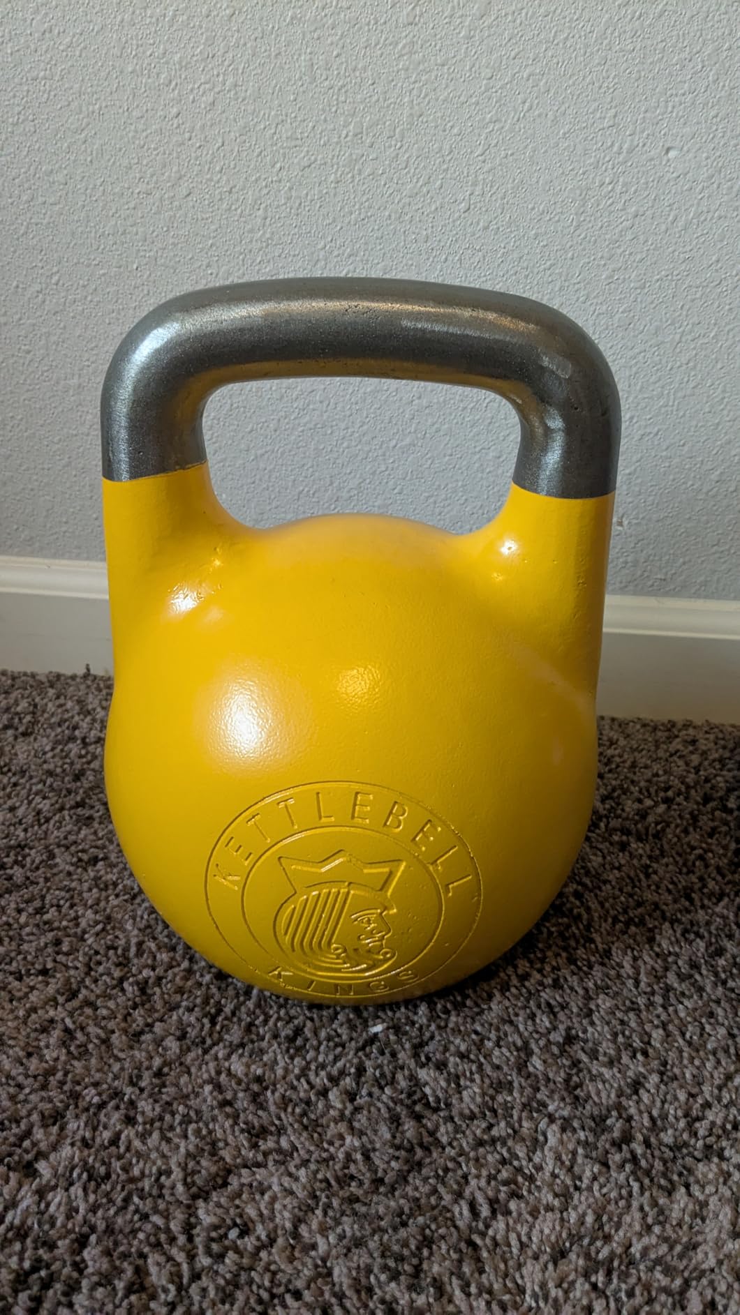 Kettlebell Kings Competition Kettlebells Weight (35mm handle) 8-48 KG | Hand weights Workout Gym Equipment & Strength training sets for Women & Men for Home Gym | Suitable for High Repetition Workouts customer photo 2