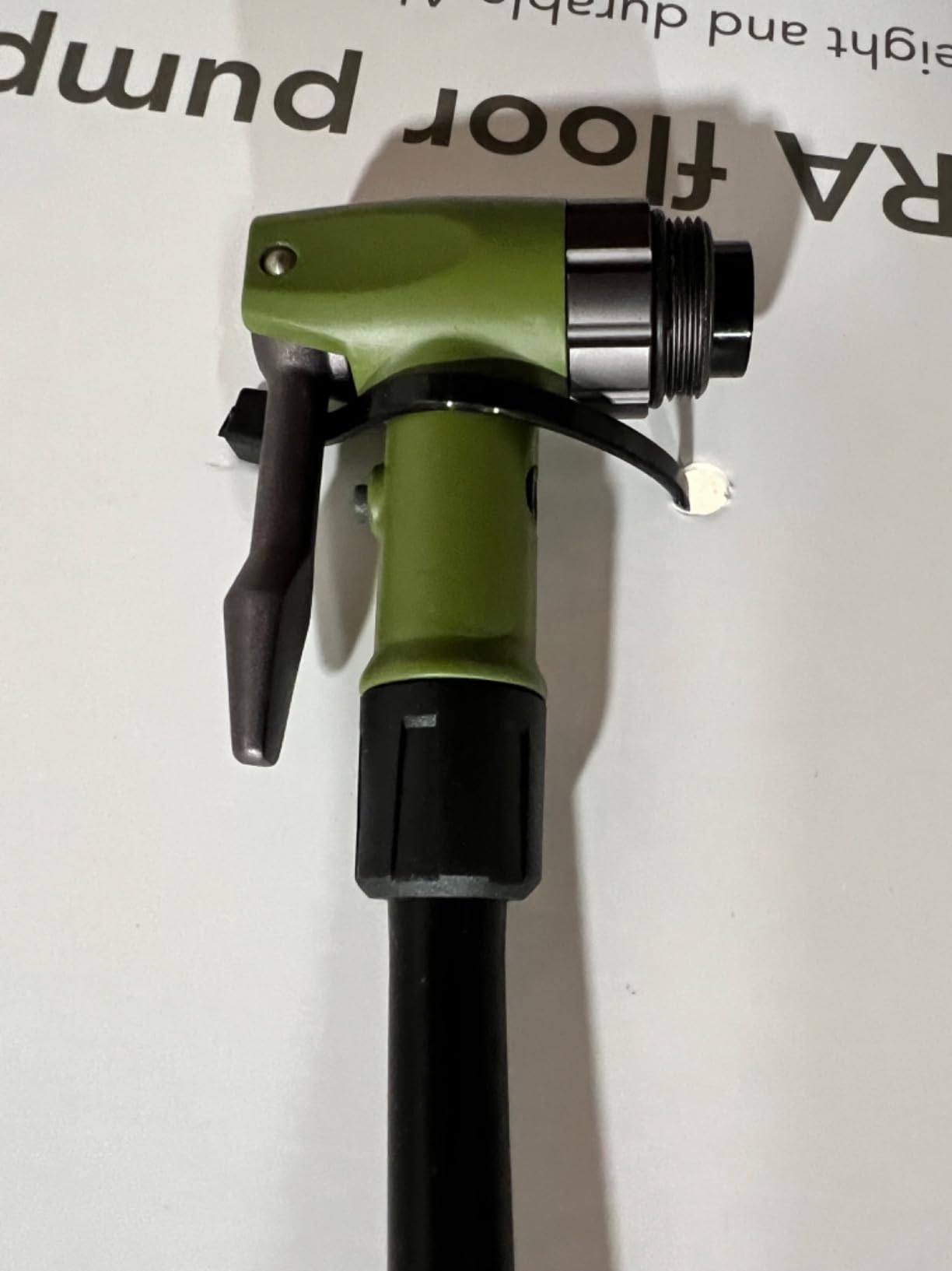SILCA Terra Bike Floor Pump with Gauge - High Pressure Bicycle Pump for Presta & Schrader Valves - Gravel, Road & Tubeless Bike Tire Pump - Non-Linear 2-Stage Gauge, All-Metal Construction - 120 PSI customer photo 2