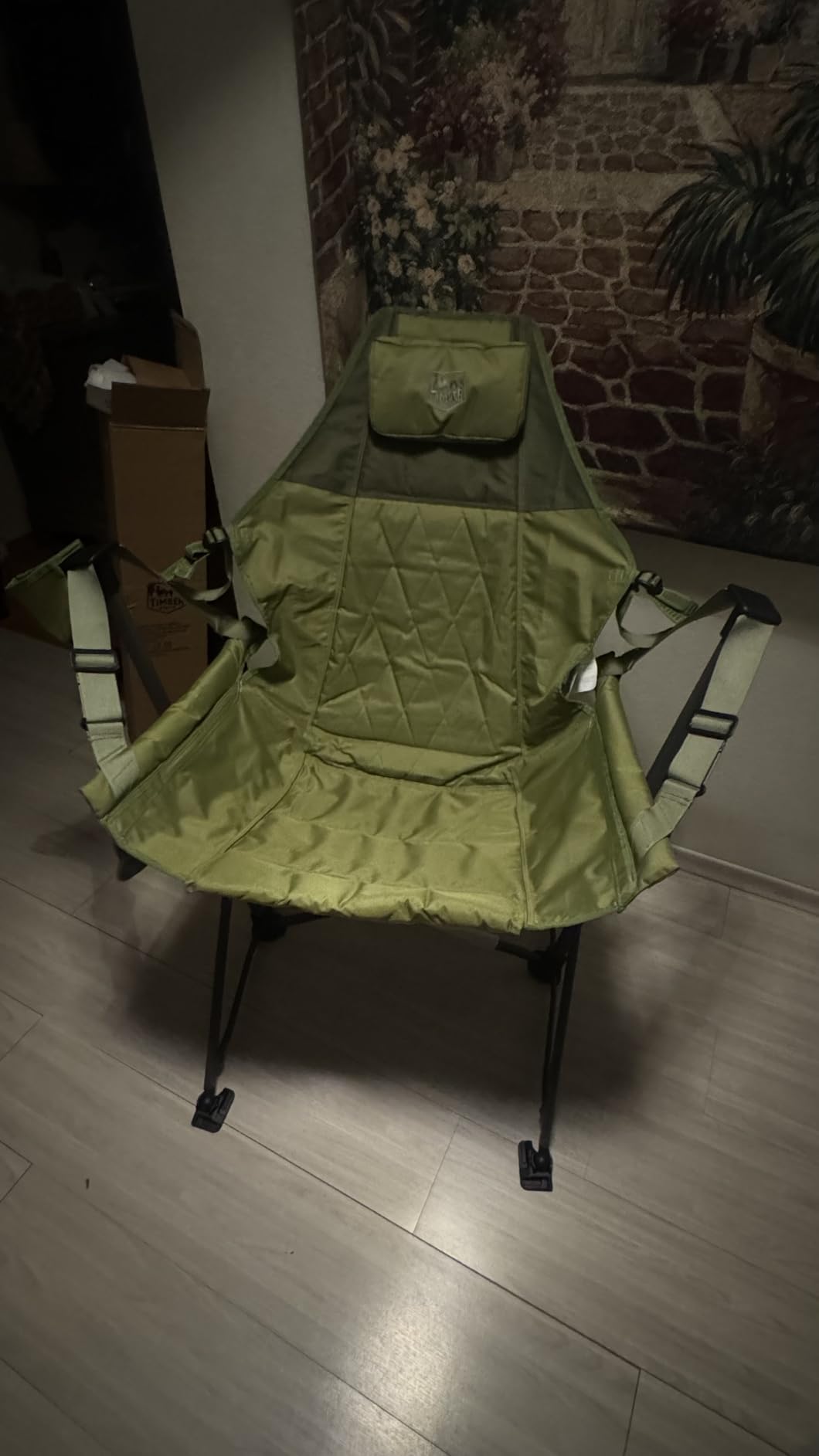 TIMBER RIDGE Hammock Camping Chair with Adjustable Backrest, Heavy Duty Folding Hammock Chair Supports 300lbs, Portable Hammock Chair for Camping, Travelling and Patio, Blue customer photo 1