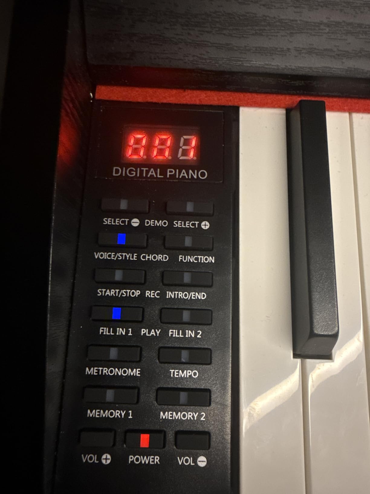 AODSK 88-Key Weighted keyboard piano,Hammer Action Digital Piano with Speakers,Furniture Stand and Triple Pedals,piano keyboard 88 keys Beginner's Course- Support Headphones,Piano Lessons,B-83S customer photo 1