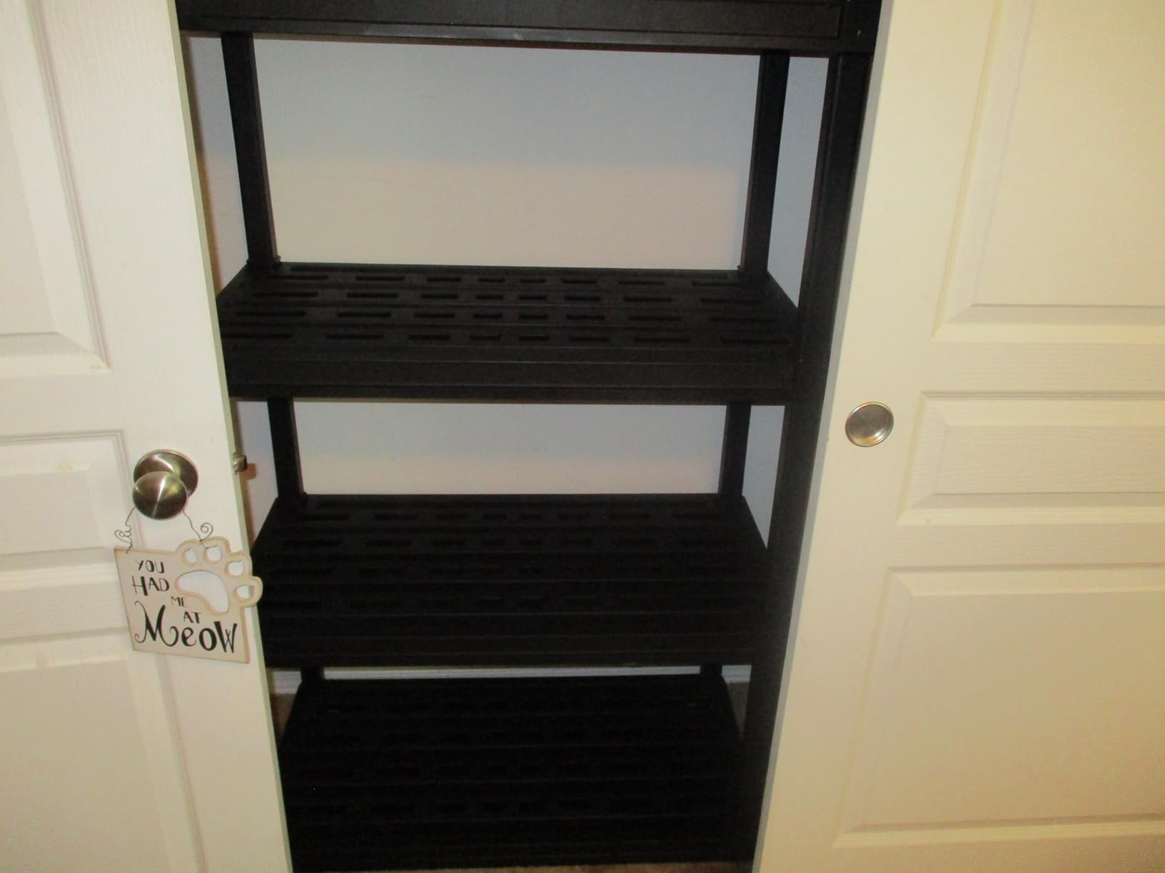 IRIS USA 5-Shelf Heavy Duty Plastic Storage Shelves, 750lb Capacity, 73