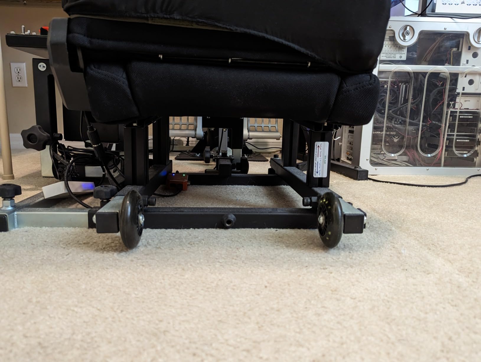 SimFab Modular Flight Simulator Cockpit For Combat Simulation - DCS Edition (Black Seat) customer photo 2